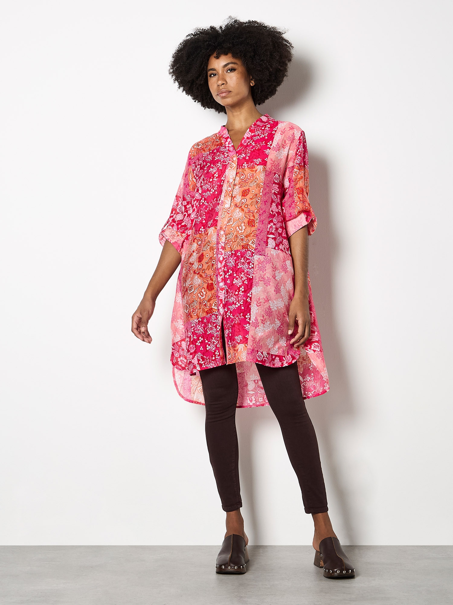 Apricot Hemdbluse »Bluse« im Patchwork-Design