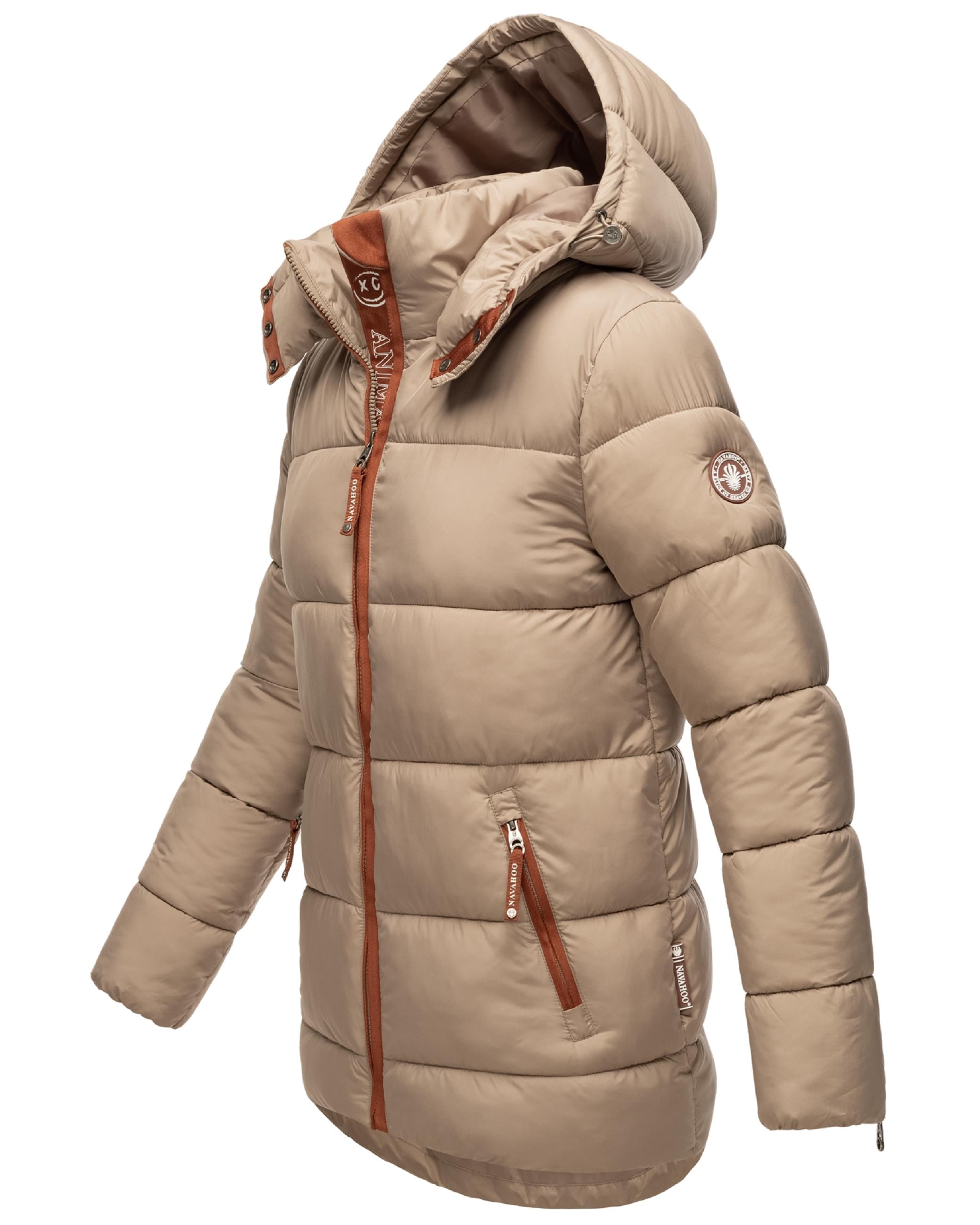 Navahoo Winterjacke »Winterjacke Wattewölkchen«, mit Kapuze