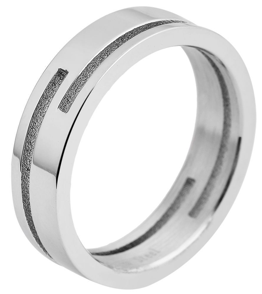 Adelia´s Fingerring »Herren Ring aus Edelstahl«