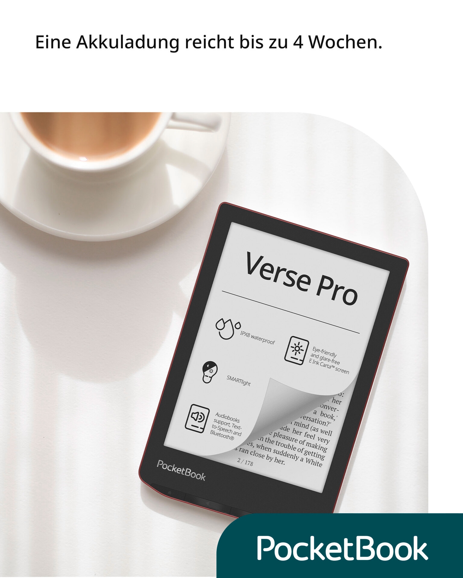 PocketBook E-Book »Verse Pro«, (15,2 cm / 6 Zoll),)