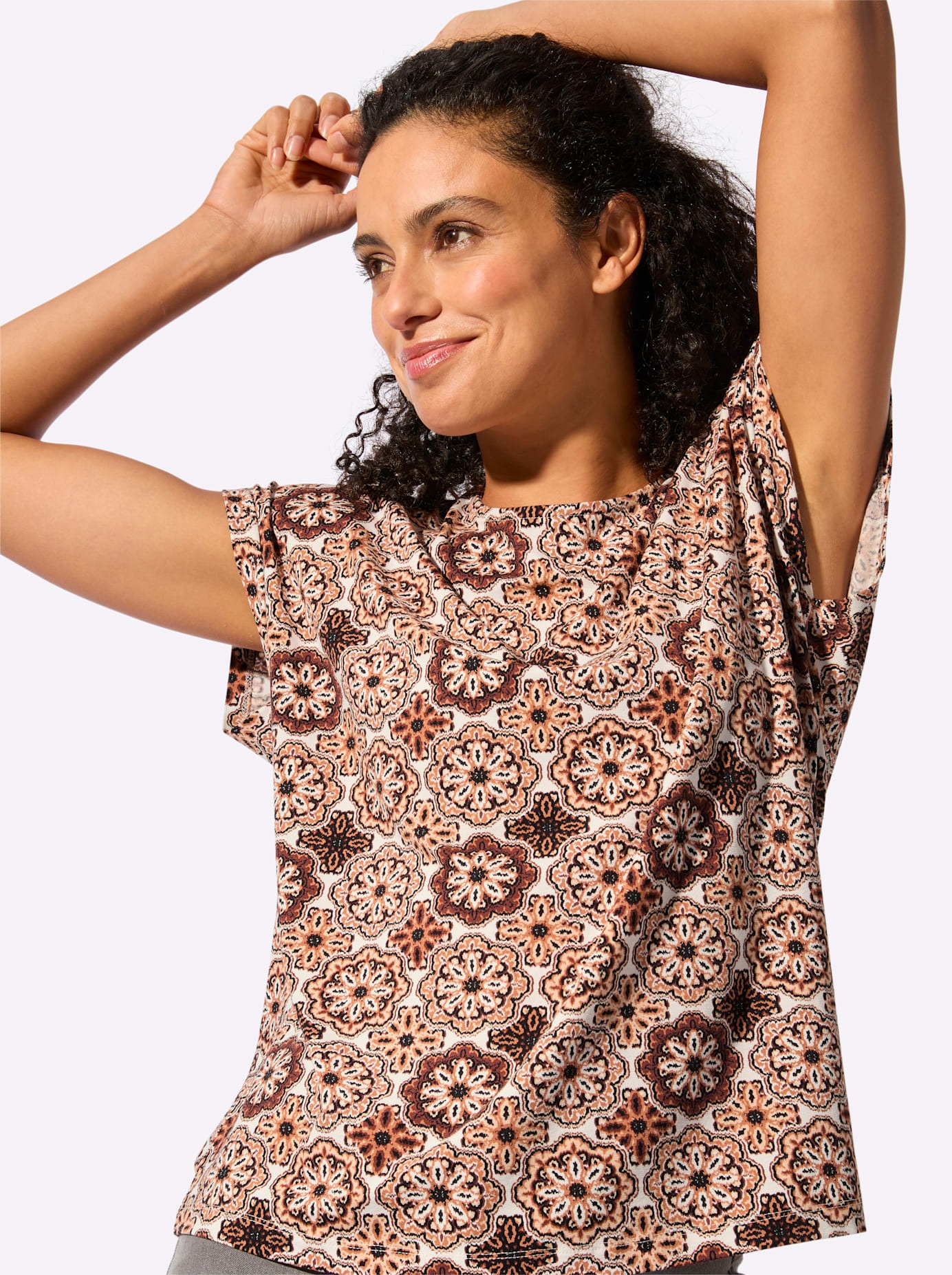 Inspirationen Kurzarmshirt »Druck-Shirt« 1 tlg.