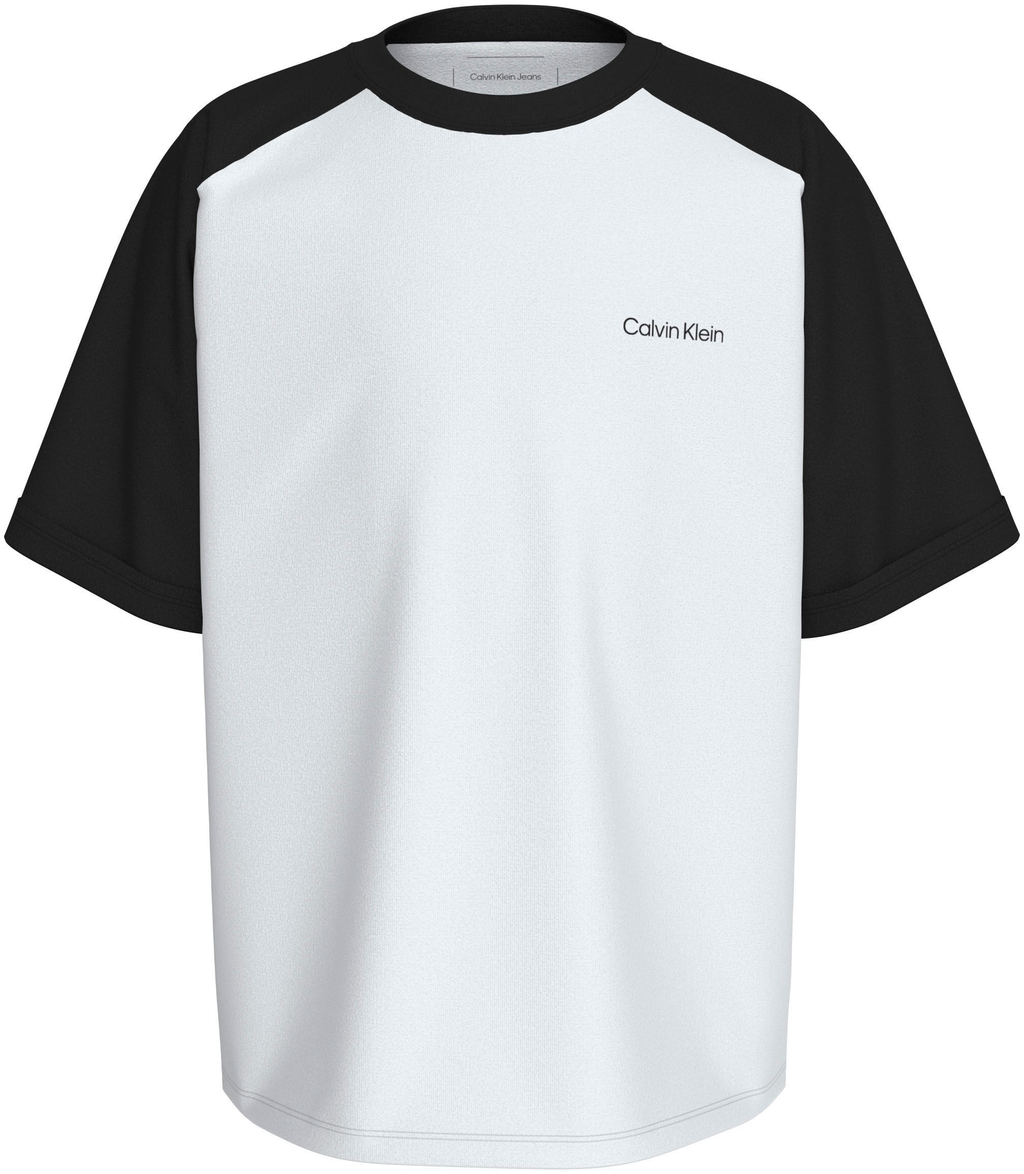 Calvin Klein Jeans Rundhalsshirt »COLOR BLOCK SS T-SHIRT«, für Kinder bis 16 Jahre mit Logoprägung