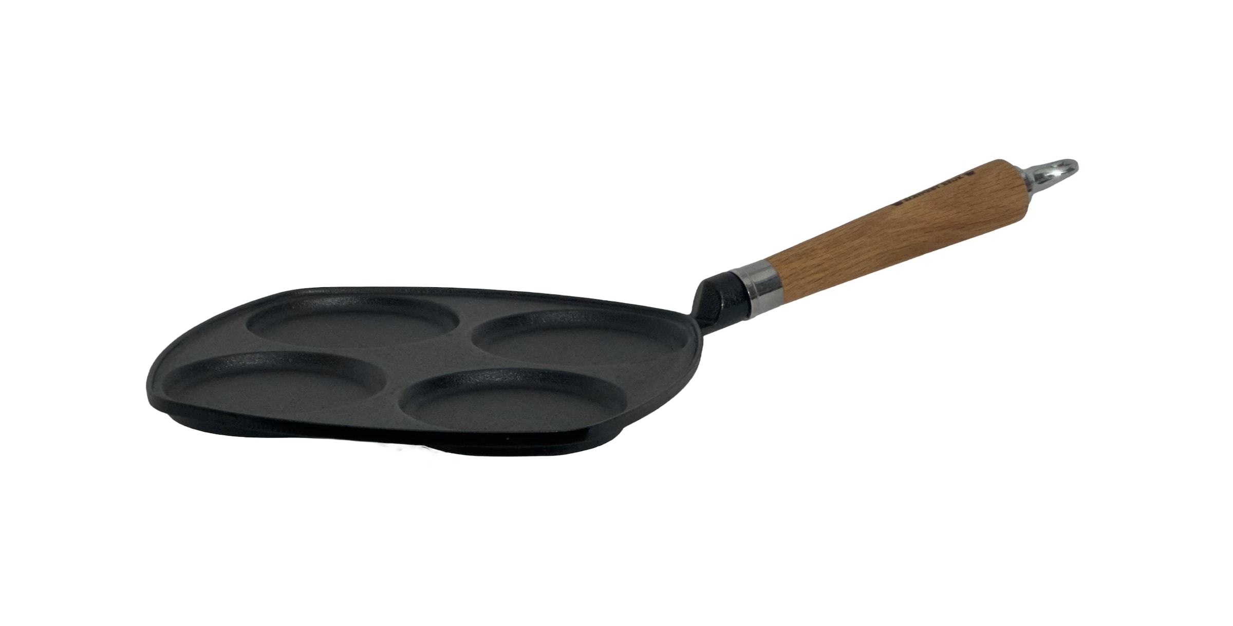 Ronneby Bruk Bratpfanne »Maestro Eierpfanne, 25 x 25 cm, mit Holzgriff« Gusseisen 1 tlg.
