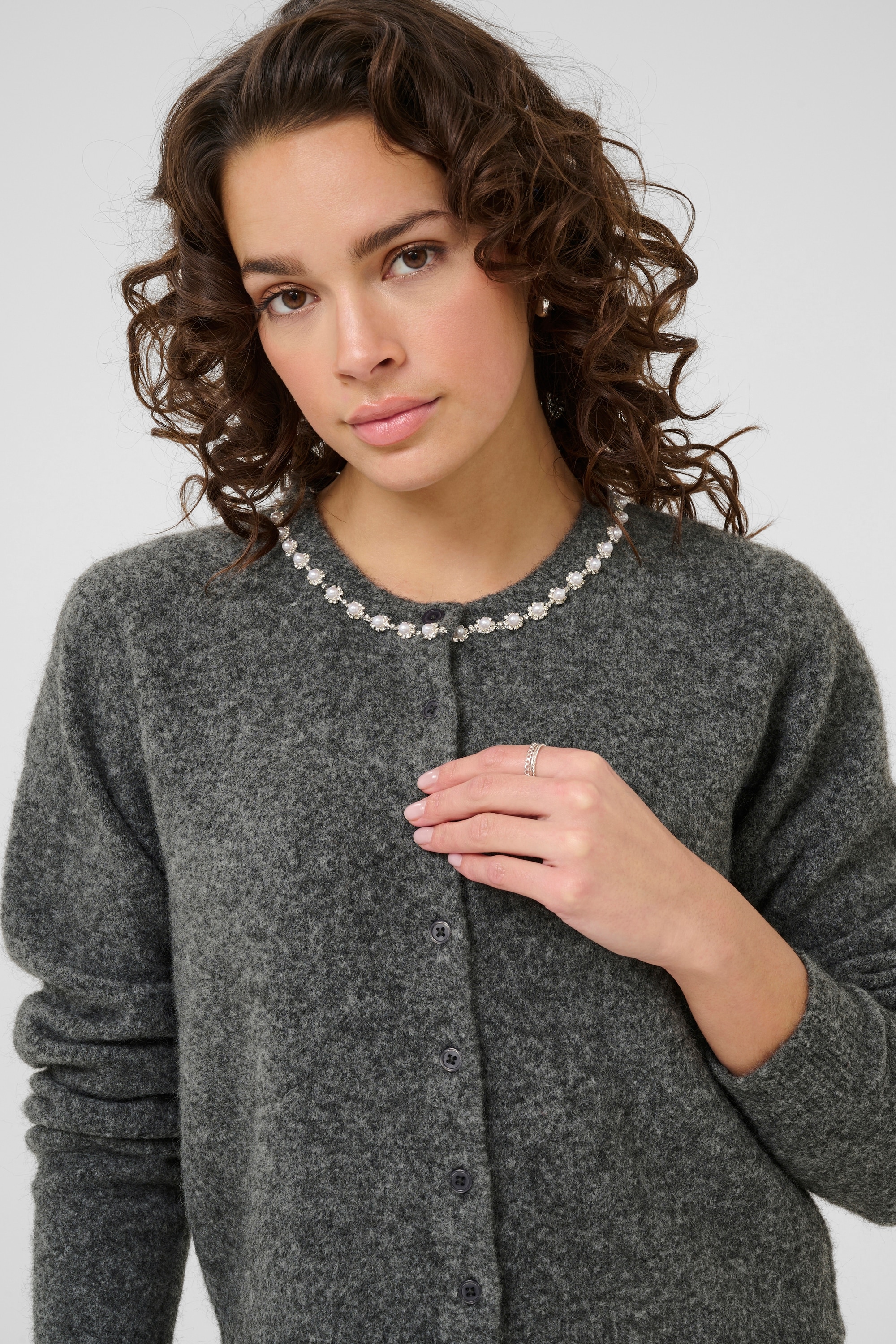 KAFFE Strickjacke »Strickjacke KAroxy«