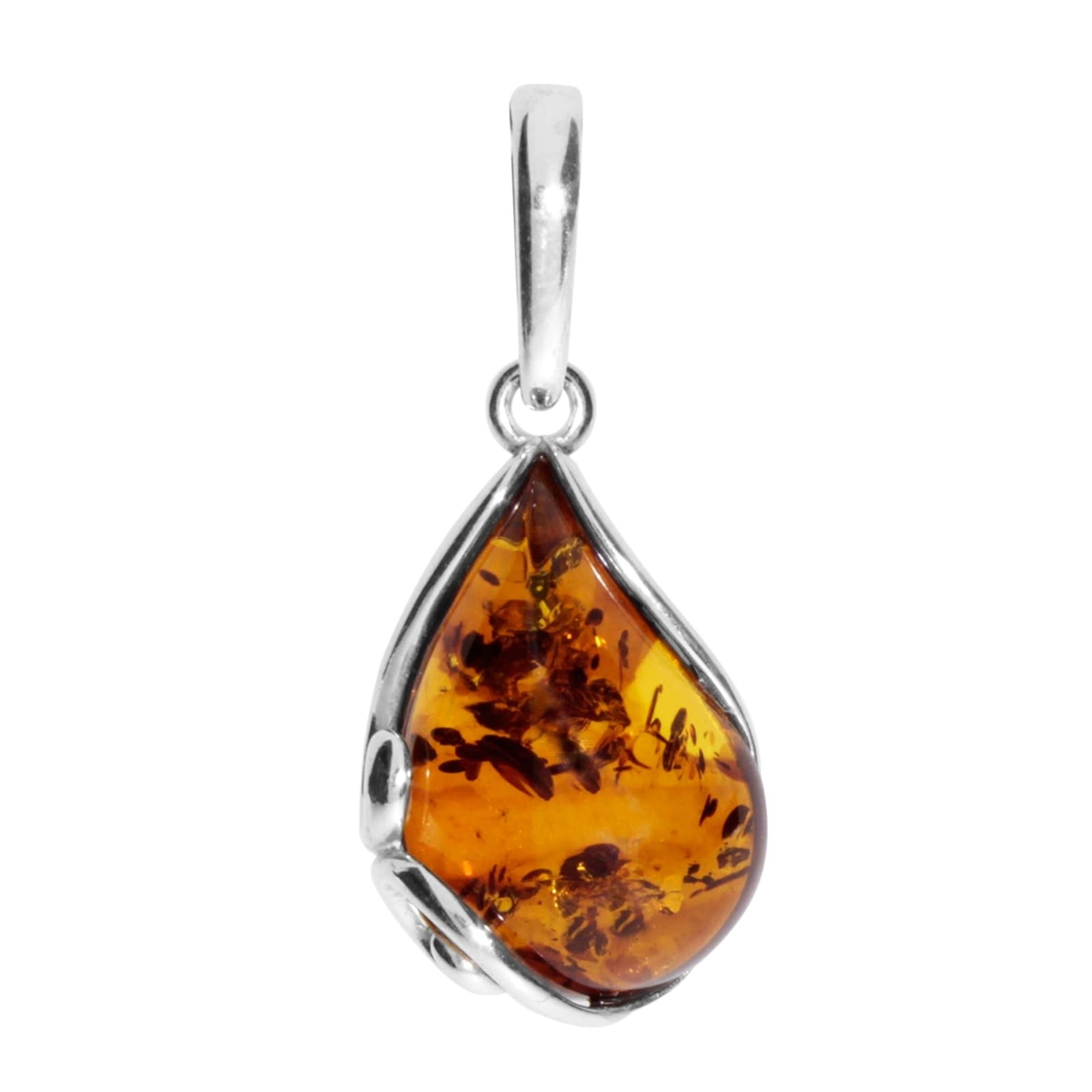 OSTSEE-SCHMUCK Kettenanhänger »- Gabi - Silber 925/000 - Bernstein«