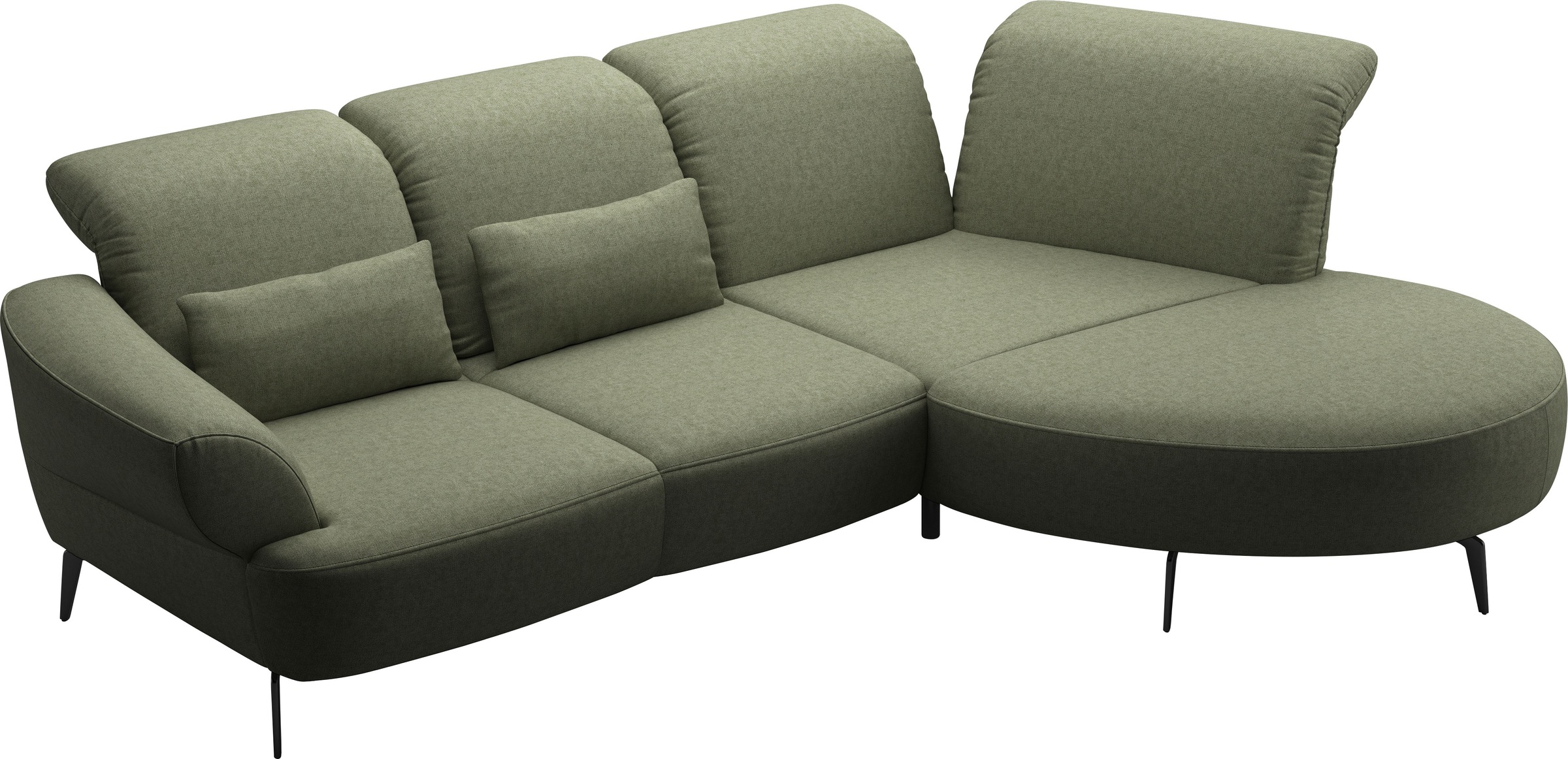 sit&more Ecksofa »Dance«, inkl.System Click&Seat und Sitztiefenverstellung