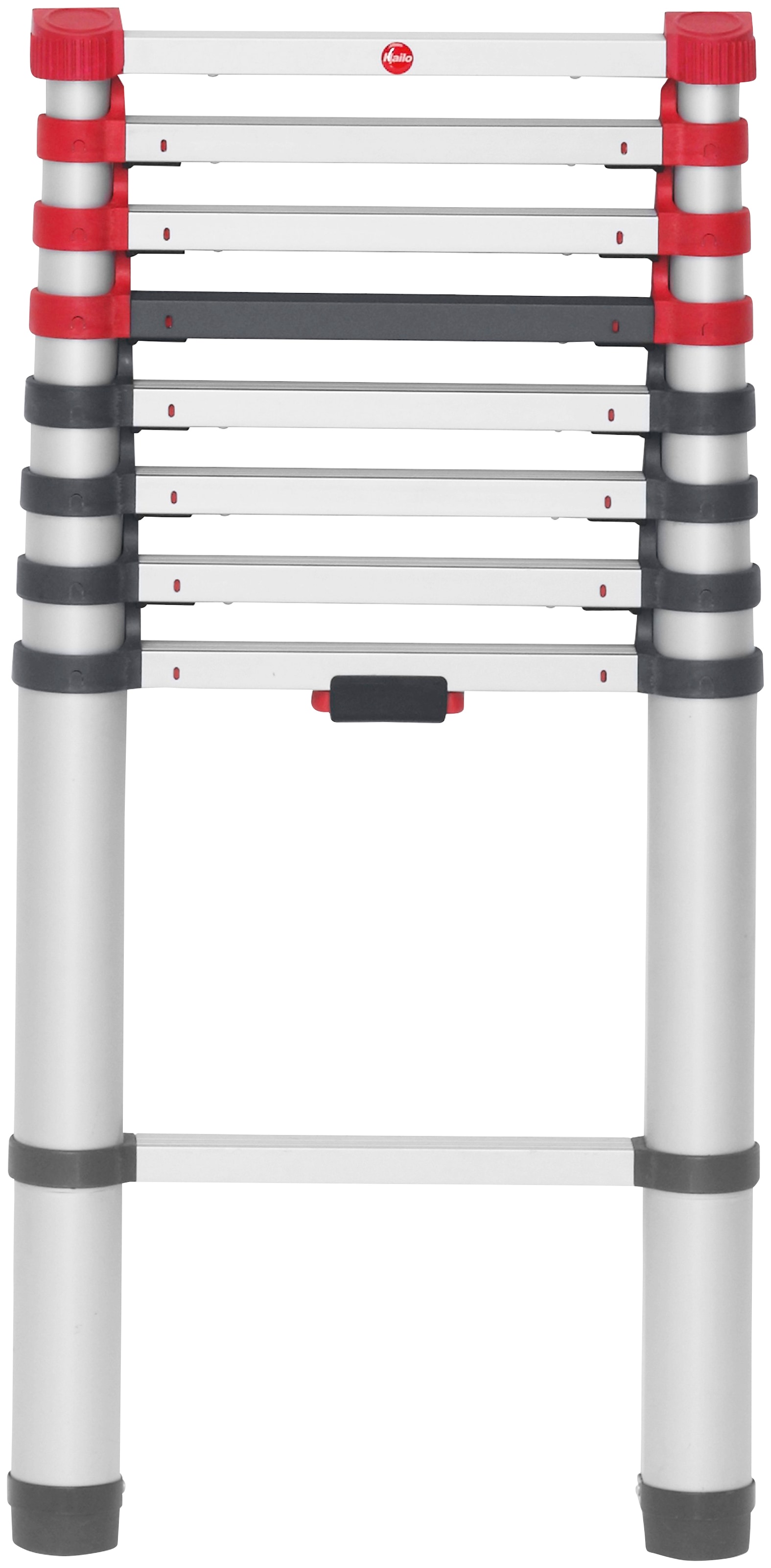 Hailo Teleskopleiter »FlexLine«, Alu-Sicherheits-Teleskopleiter 9 Sprossen