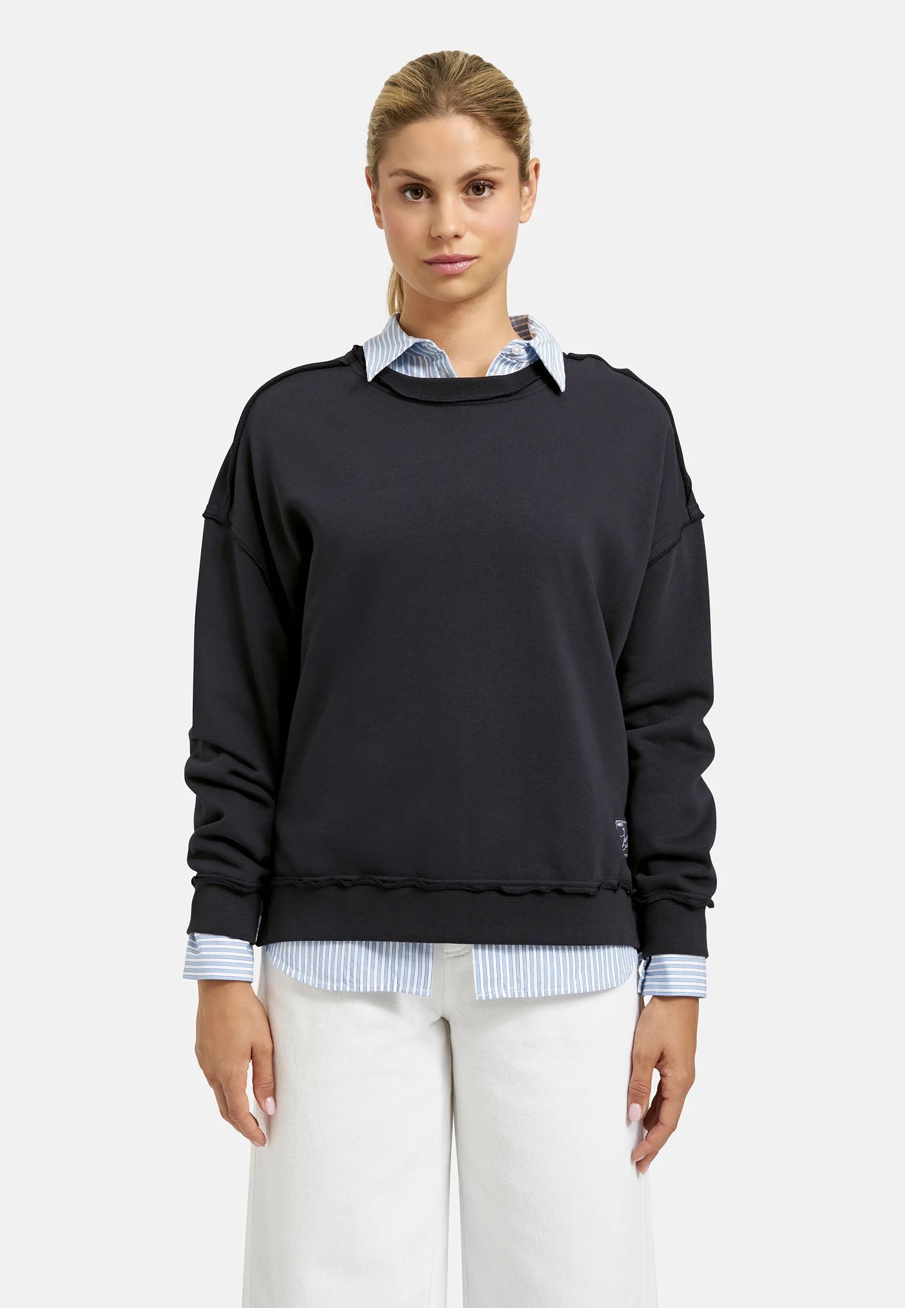Smith & Soul Sweatshirt , mit kreativem Rücken-Design, Rundhals
