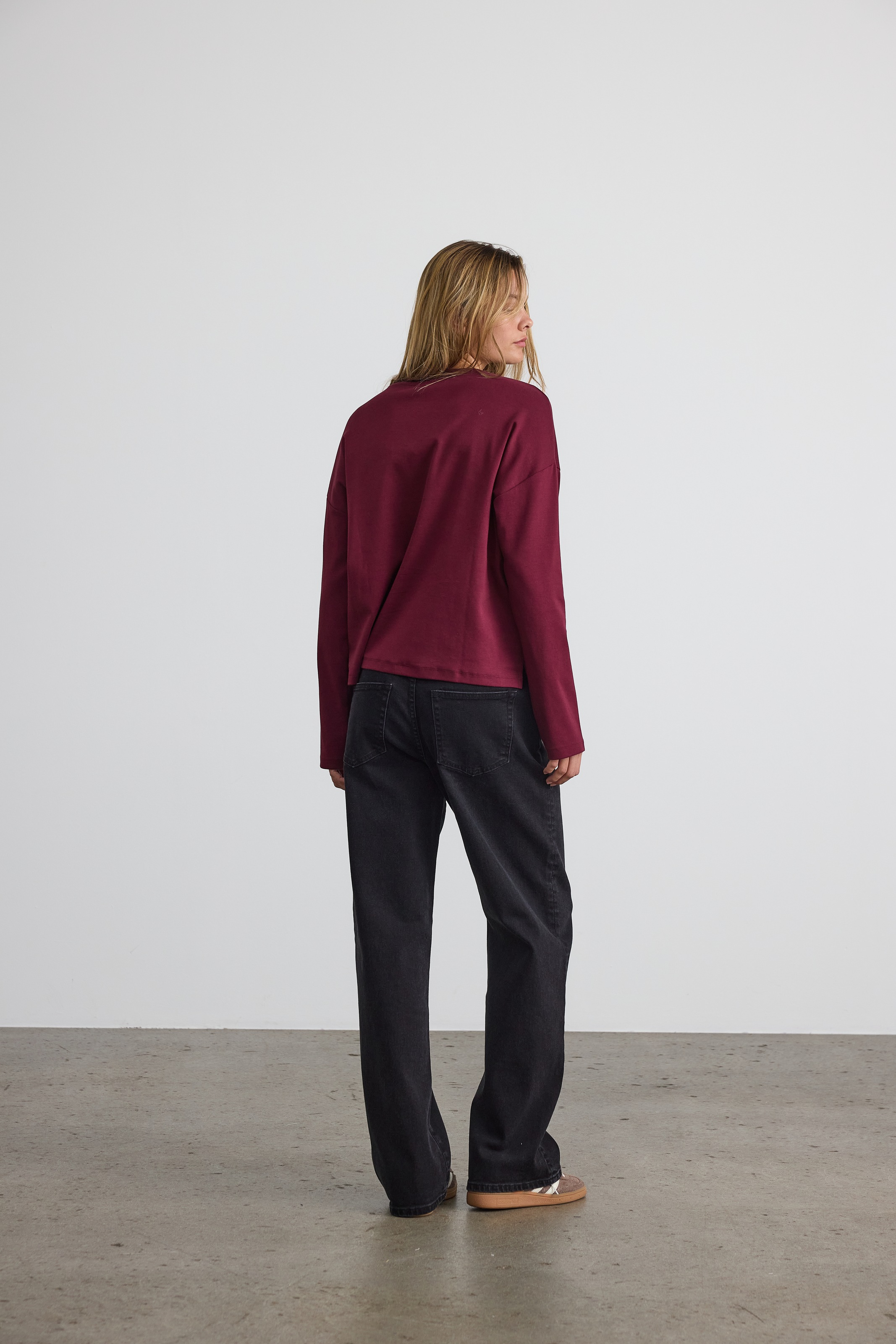 Noisy may Langarmshirt »NMMOCCA L/S REGULAR FIT TOP JRS FWD NOOS«