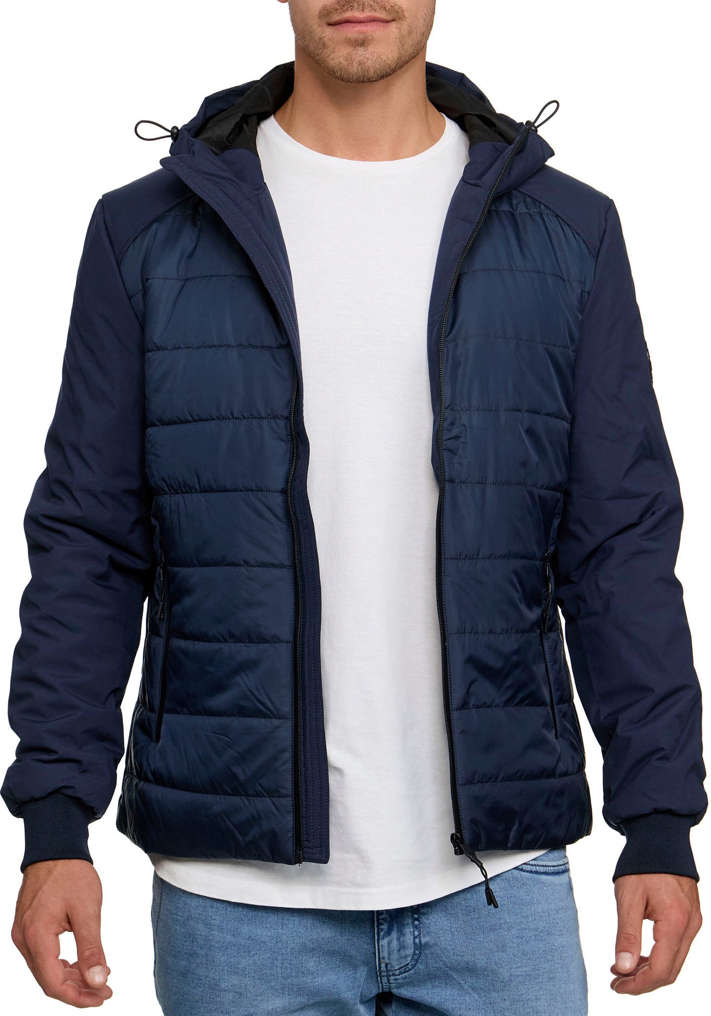 Indicode Steppjacke »INNoqual«, mit Kapuze