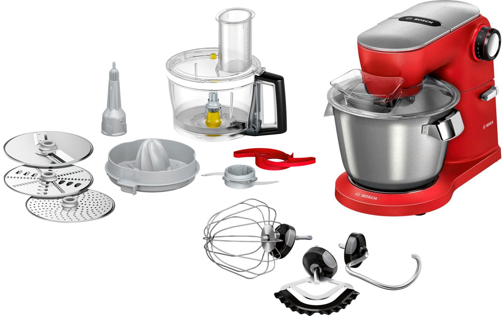 BOSCH Küchenmaschine »OptiMUM MUM9A66R00«, Gratis Mixaufsatz Lifestyle Set VeggieLove Plus Wert: UVP € 94,99