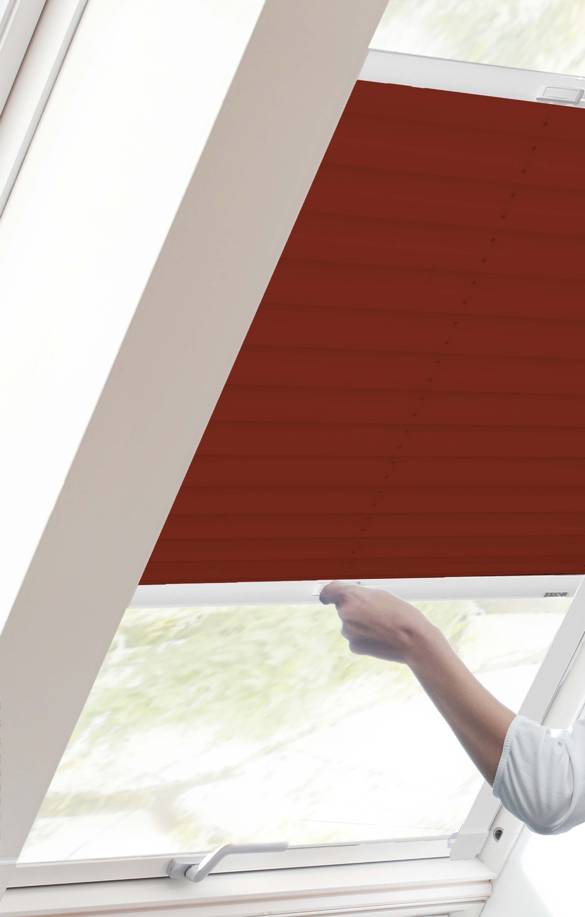 sunlines Dachfensterplissee »Classic Style Crepe«, Lichtschutz, verspannt, mit Führungsschienen