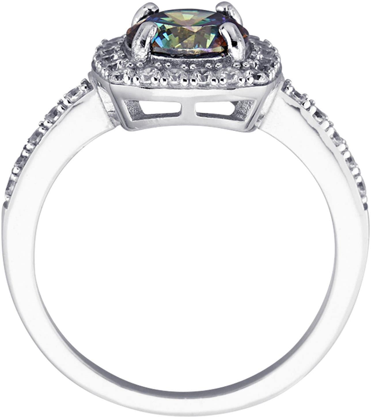 Firetti Fingerring »Schmuck Geschenk Silber 925 Damenring Ring Kissenform«, mit Zirkonia (synth.)