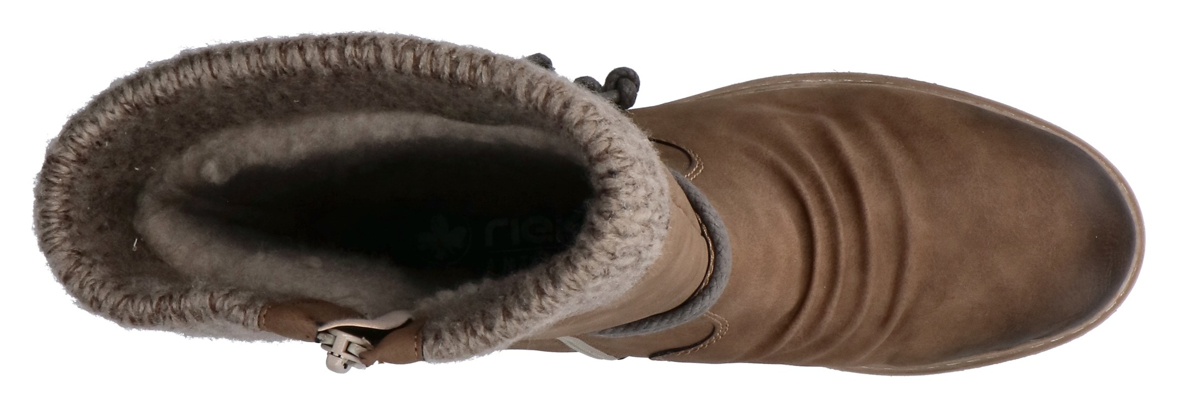 Rieker Winterstiefel  , Winterboots, Blockabsatz, TEX-Membran, mit gestricktem Schaftrand