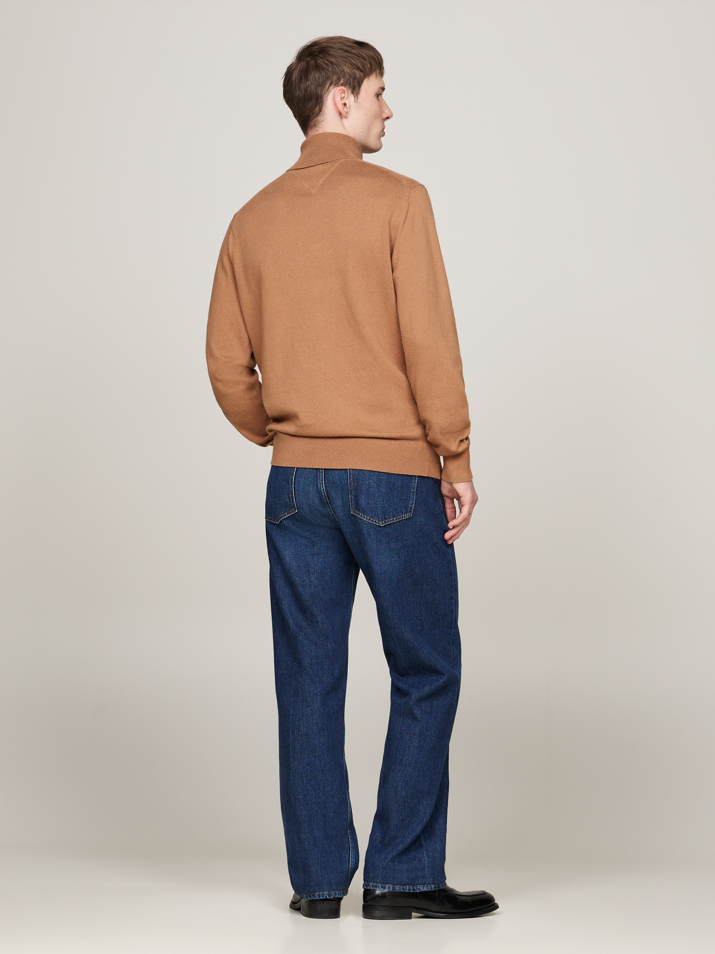 Tommy Hilfiger Rollkragenpullover »PIMA ORG CTN CASHMERE ROLL NECK«