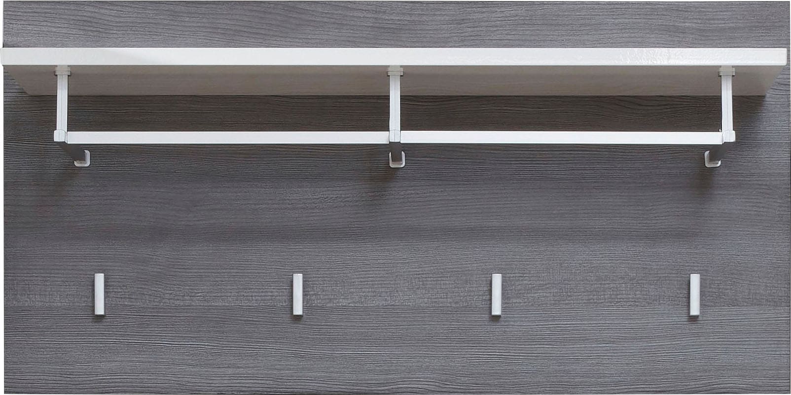 Home affaire Garderobenpaneel »Sovana« 1 Stk. tlg. Garderobenpaneel mit Ablage & Haken - (B/T/H) 80/28/40 cm