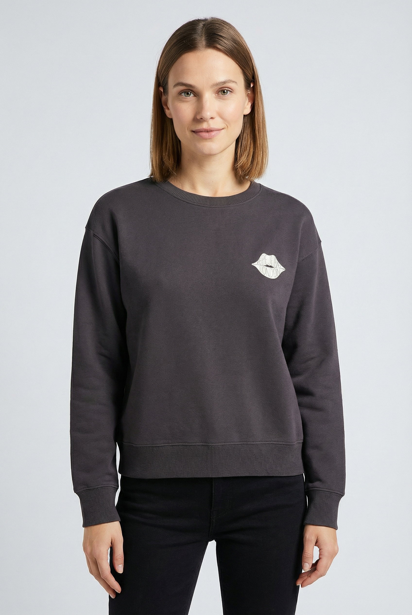 Pepe Jeans Sweatshirt »LETHA«, mit geripptem Rundhals
