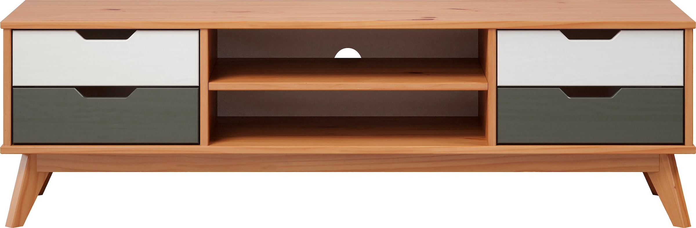 INTER-FURN Lowboard »Scandik«, Kommode aus massiver Kiefer