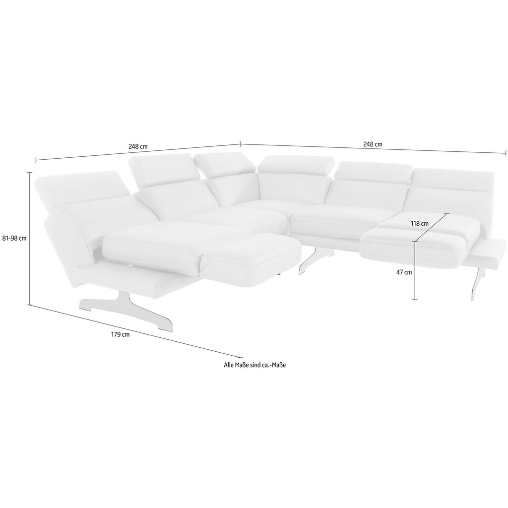 Places of Style Ecksofa »Amantea L-Form«