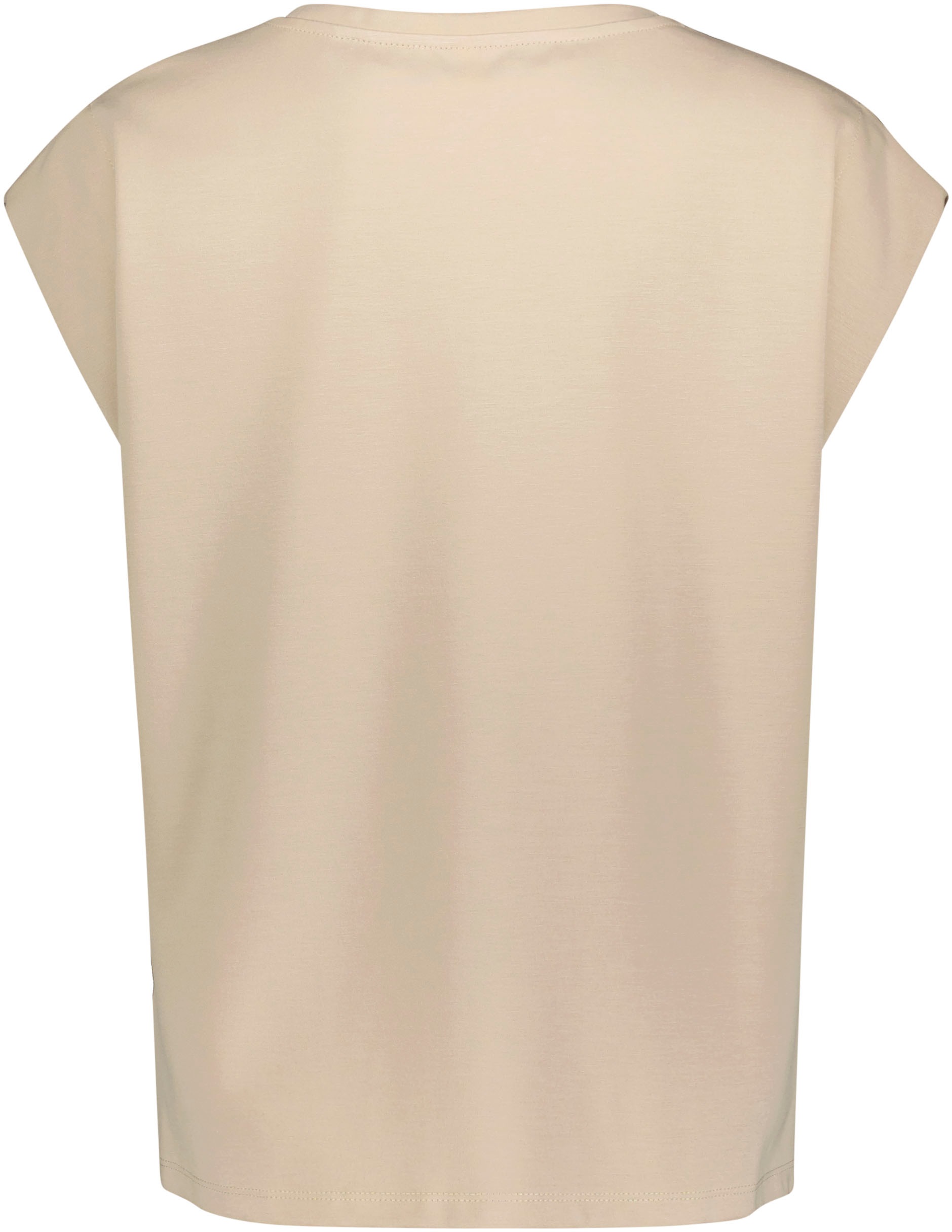 IMPERIAL T-Shirt »Ärmelloses "Punto Milano" Shirt mit eingeschlagen Armlochdetail«