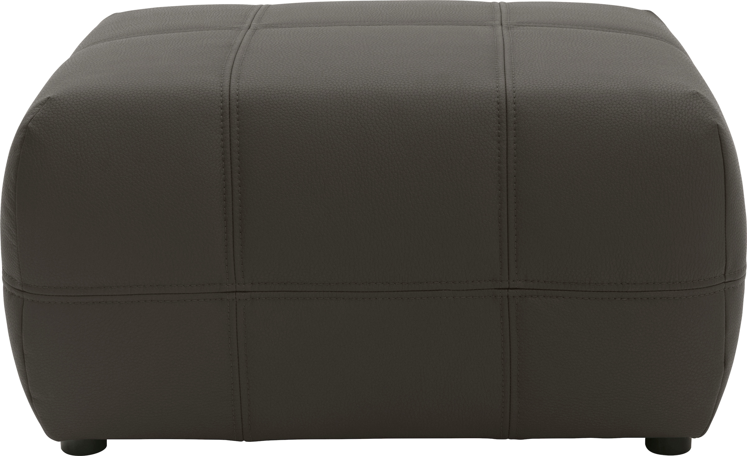 DOMO collection Hocker »Brandon« kleine Ausführung, passend zu "Brandon" in Leder und Luxus-Kunstleder