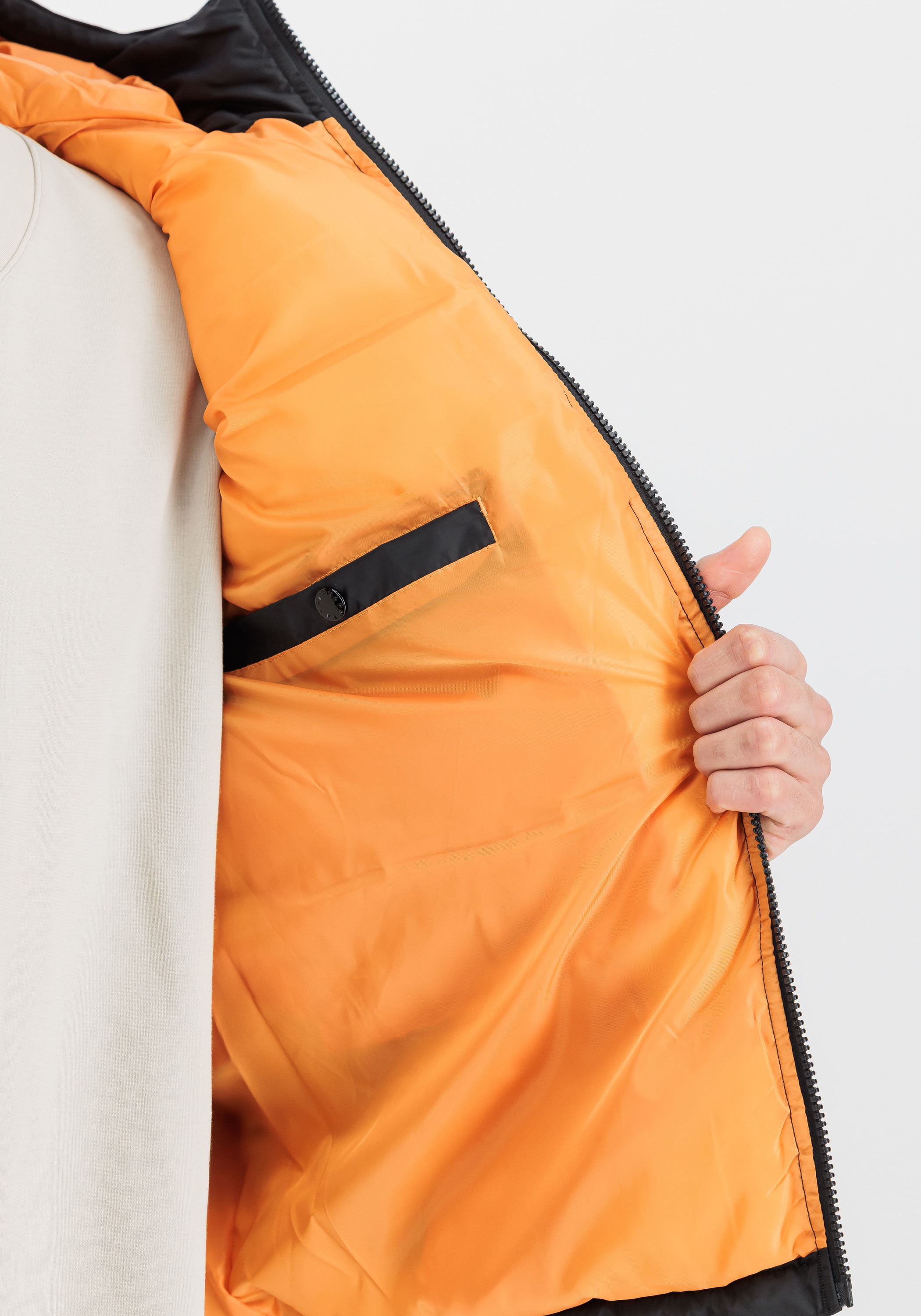 Alpha Industries Blouson »Hooded Puffer Vest FD Westen«