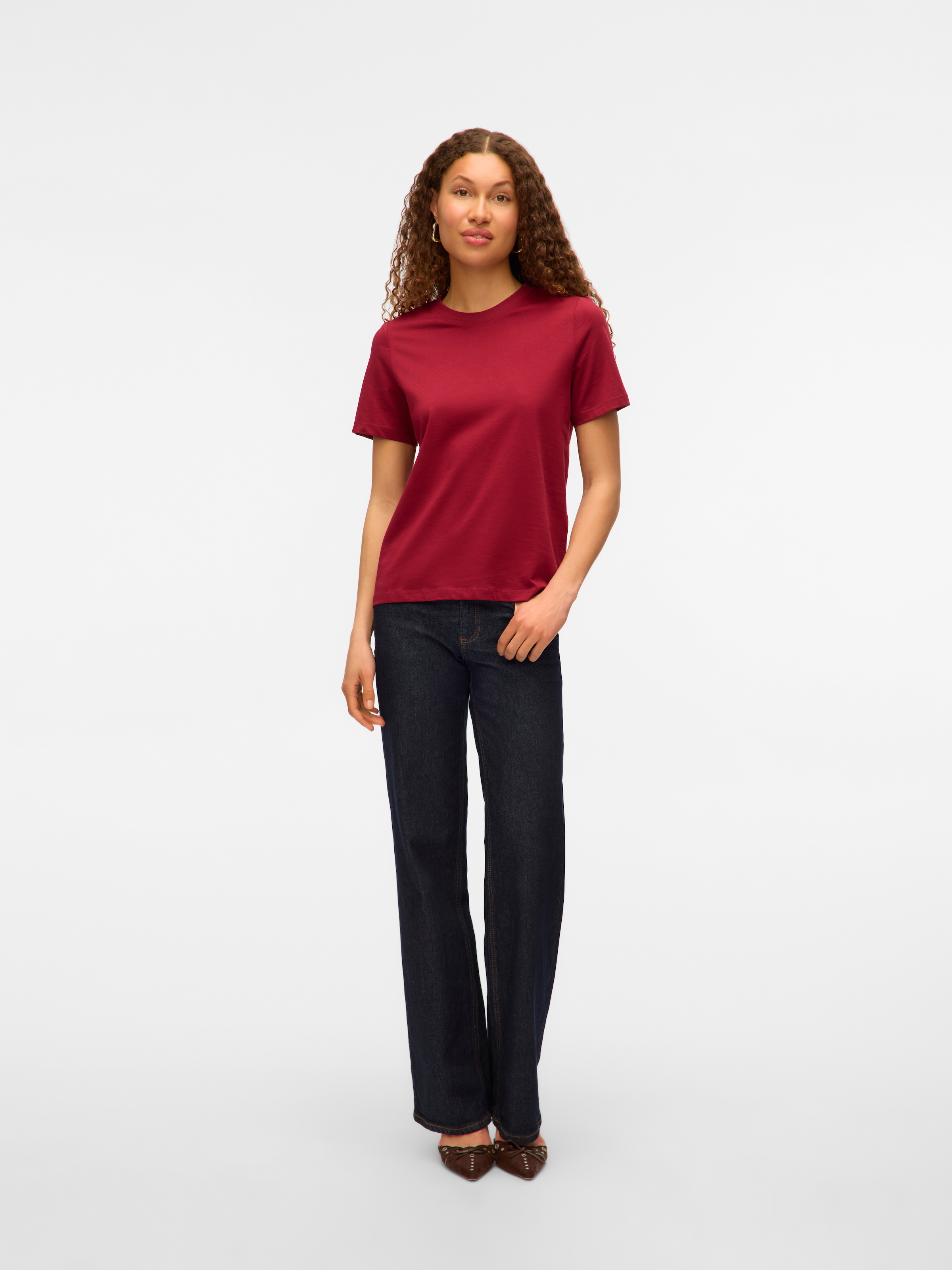 Vero Moda Kurzarmshirt »VMPAULINA SS T-SHIRT GA JRS NOOS«