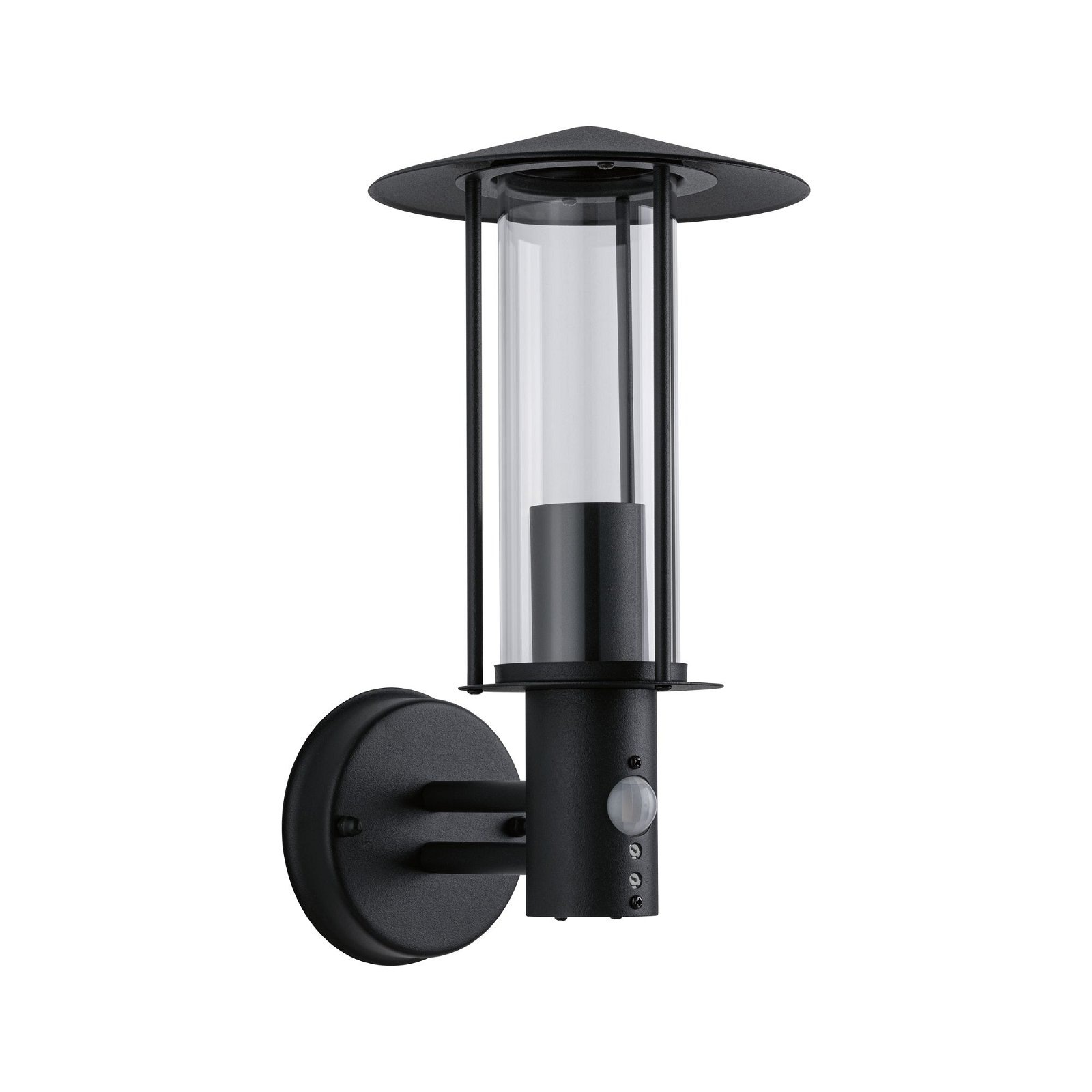 Paulmann Außen-Wandleuchte »Classic IP44 173mmmax. 15W 230V Dunkelgrau Metall, Glas«, 1 flammig, Leuchtmittel E27 | ohne Leuchtmittel, Bewegungsmelder