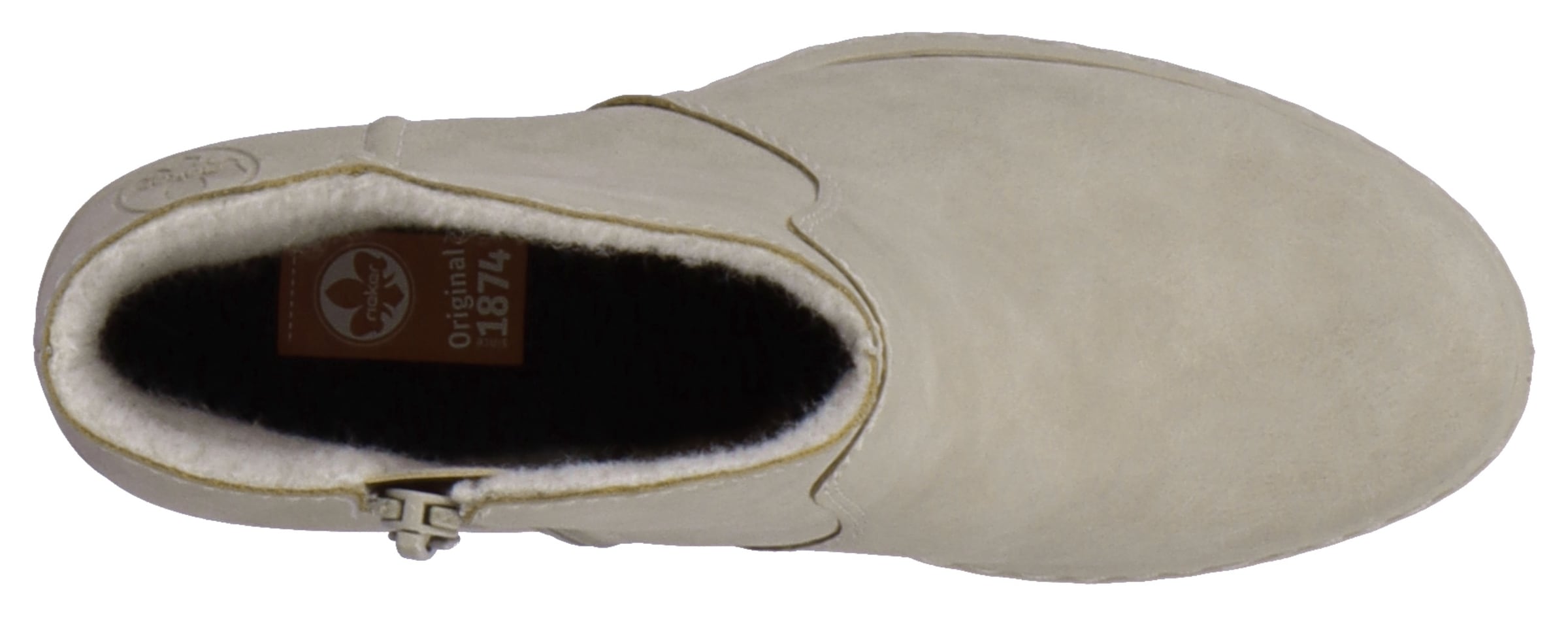 Rieker Ankleboots, Stiefelette, Plateauboots, Blockabsatz, in eleganter Optik