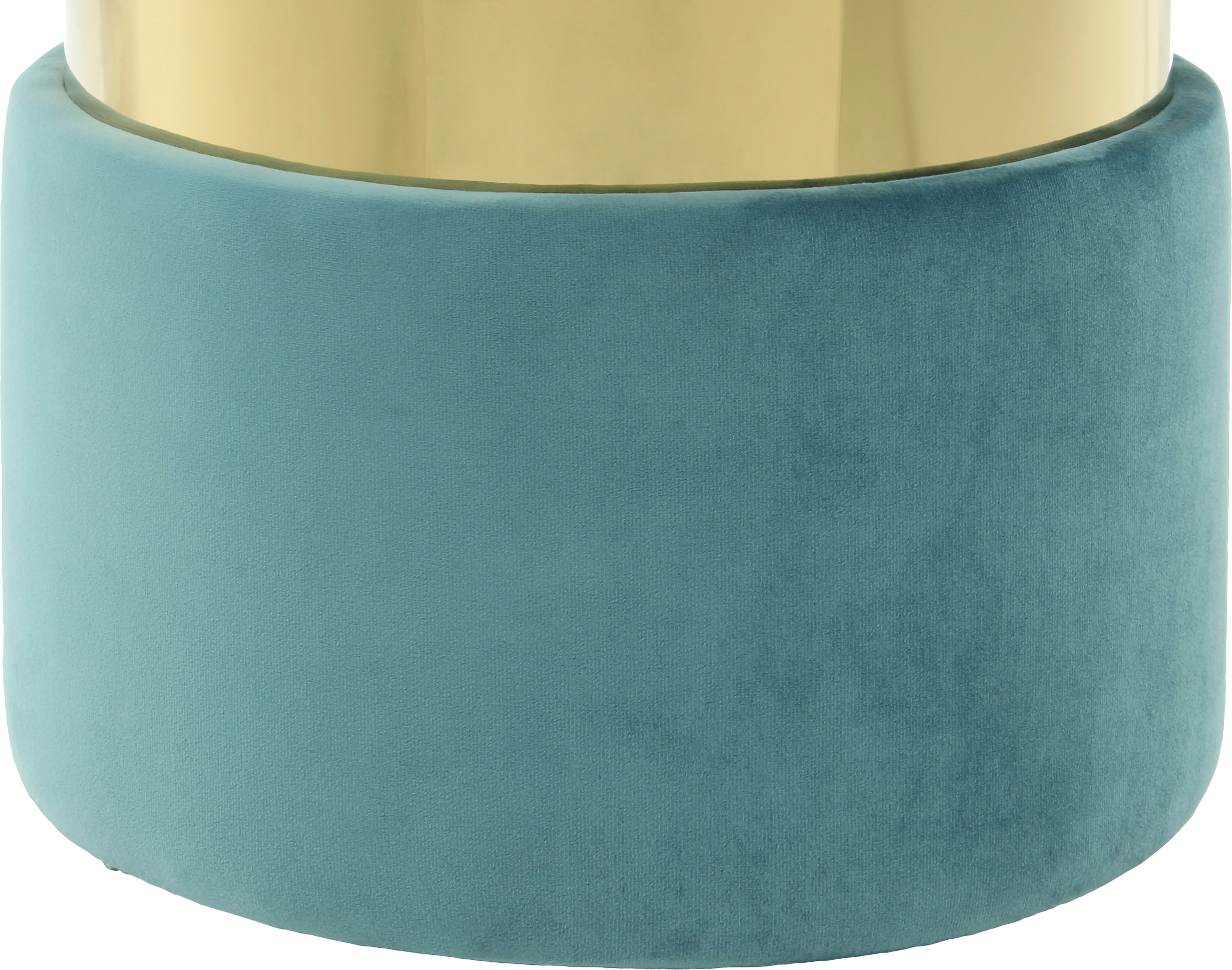 Kayoom Sitzhocker »Hocker Gipsy 825, stilvoller Sitzhocker, runde Form, stilvolles Design« 1 Stk. tlg. samtweich, platzsparend, vielfältig einsetzbar, weiche Polsterung