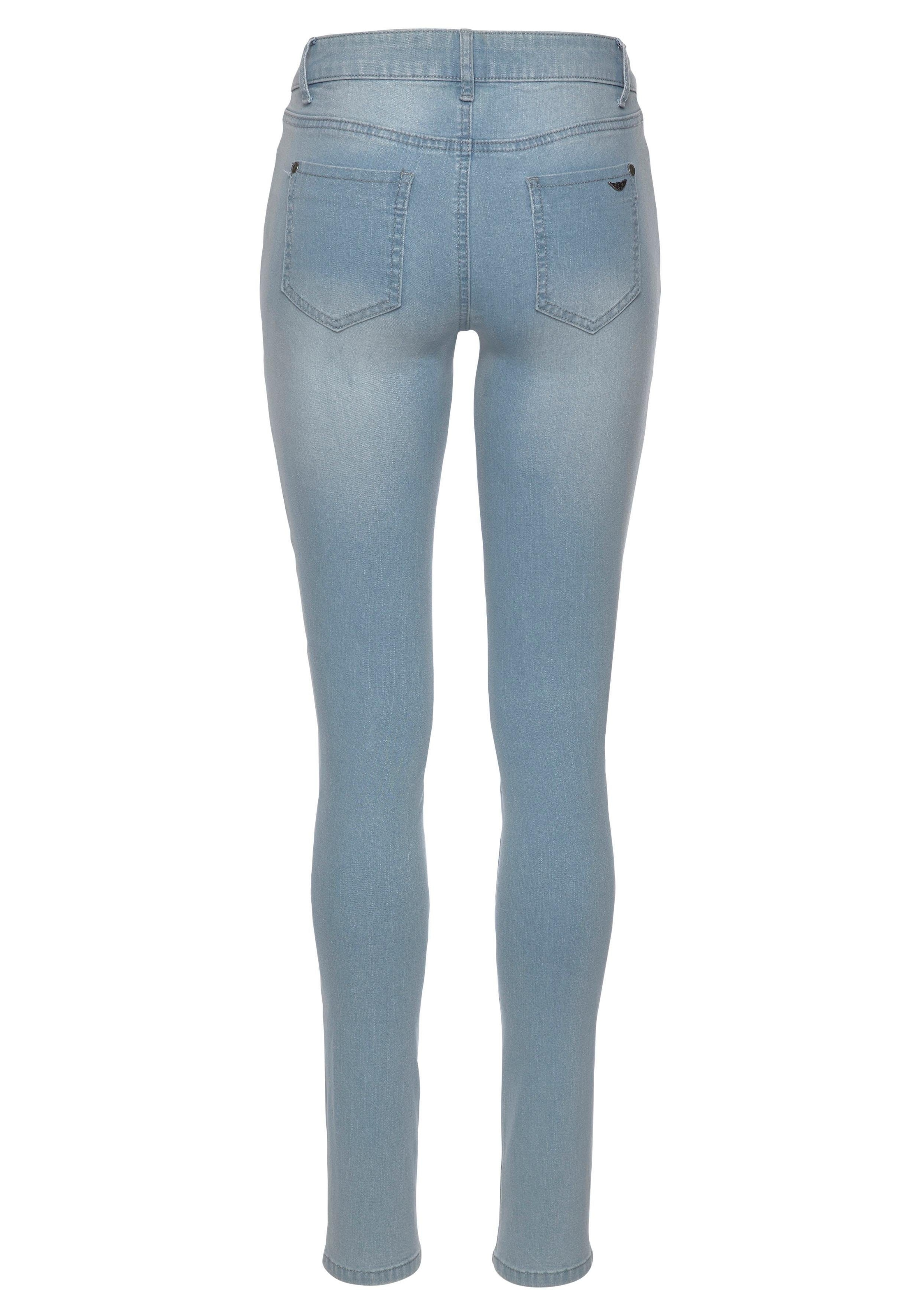 im »im Low Look«, Biker- Shop Skinny-fit-Jeans Arizona bestellen Waist Online OTTO