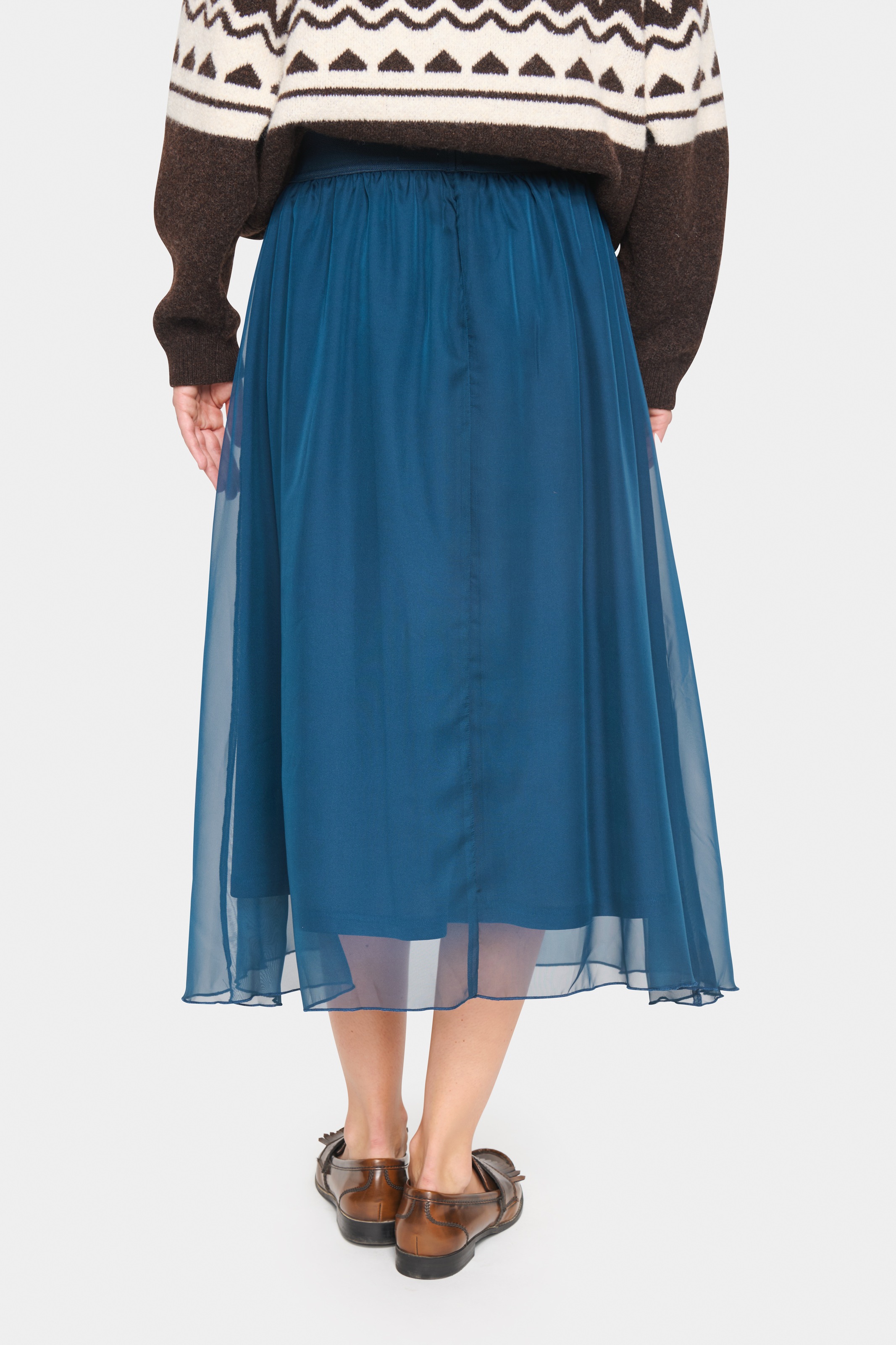 Saint Tropez Midirock »CoralSZ Skirt«, aus Chiffon