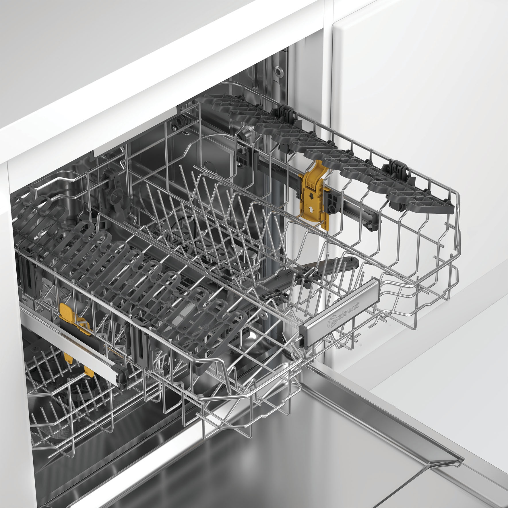 BAUKNECHT Unterbaugeschirrspüler »OBUC Ecosilent2 9760« 9,5 l 14 tlg. Maßgedecke ActiveDry – automatische Türöffnung für bessere Trockungsergebnisse