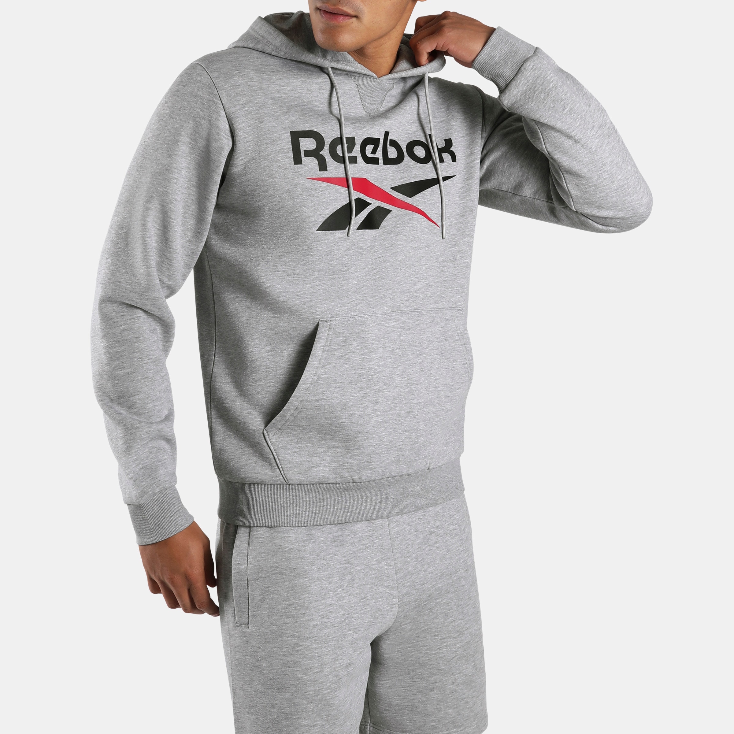 Reebok Kapuzensweatshirt »TRENT 2 COL LOGO HOODY«, sportlicher Schnitt, mit verstellbarer Kapuze, mit Kängurutasche
