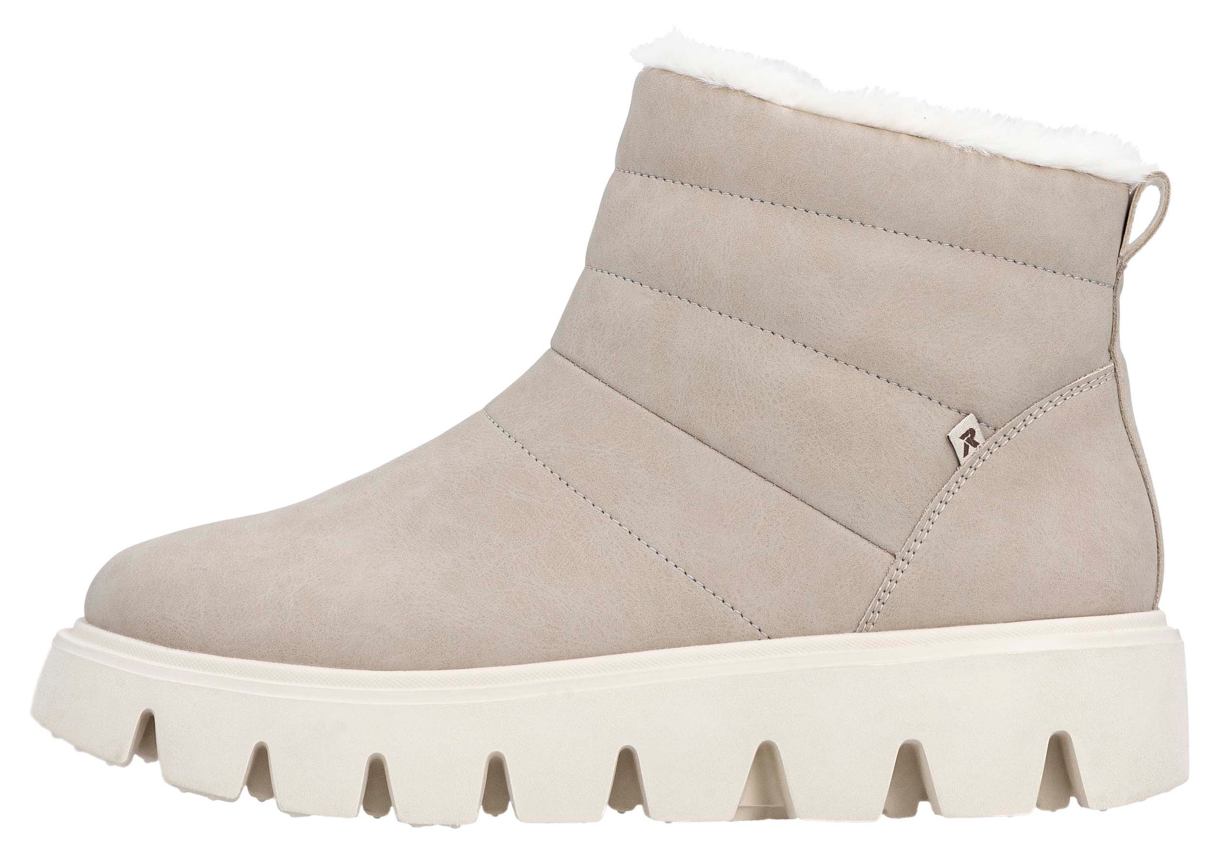 RIEKER Sport Winterboots  Schlupfboots, Stiefelette mit herausnehmbarer Soft-Einlage