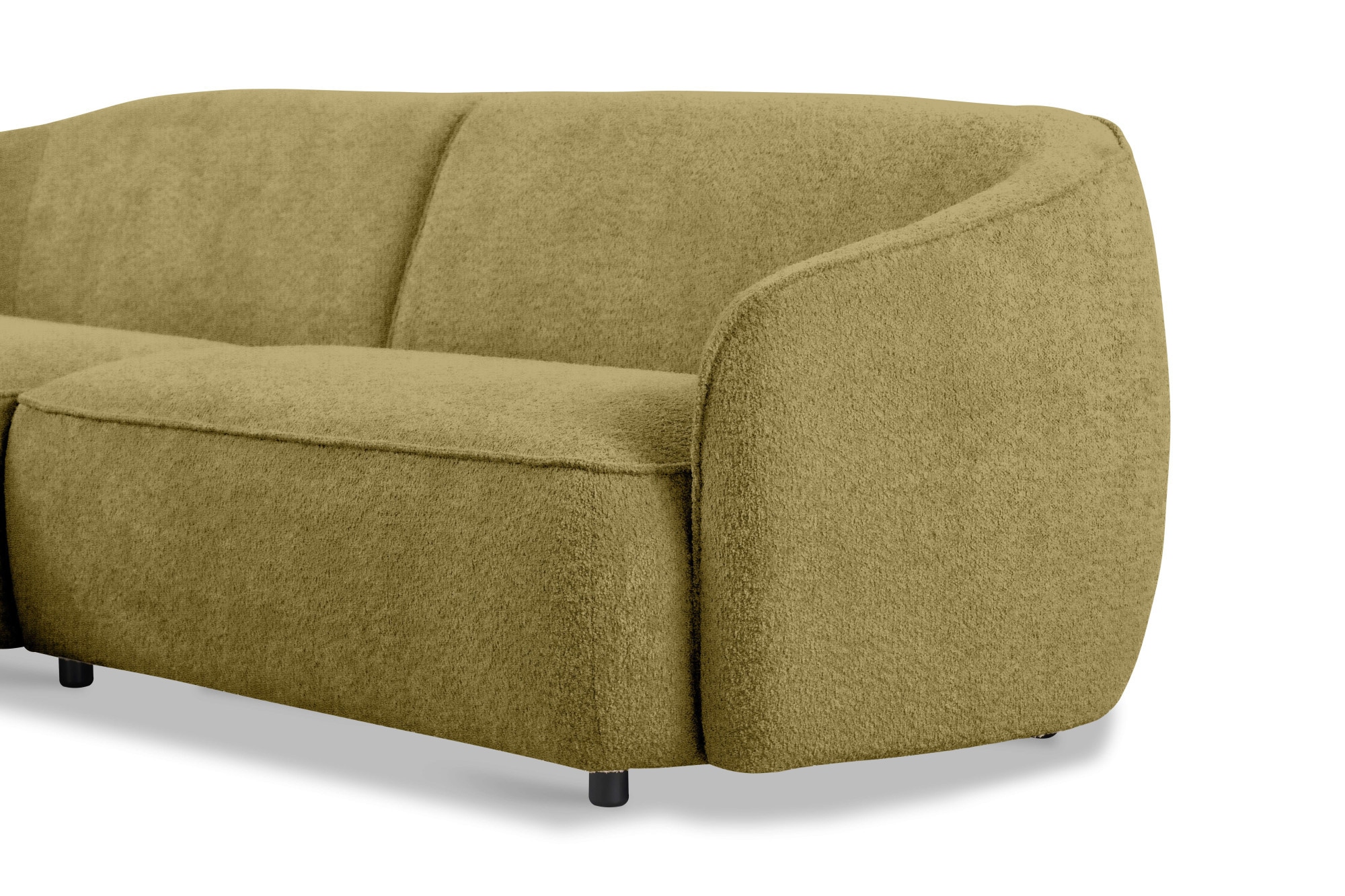 INOSIGN Ecksofa »Cosigo«, Breite 246 cm, 2 Chenille-Stoffe zur Auswahl, mit Kaltschaum