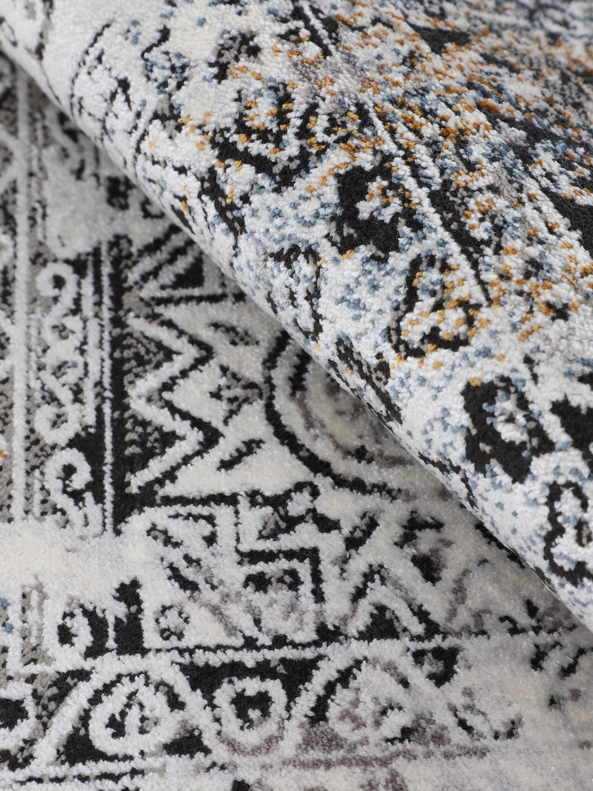 carpetfine Teppich »Vintage Liyath« rechteckig 8 mm Höhe hoher Viskoseanteil, im Vintage Look, Wohnzimmer