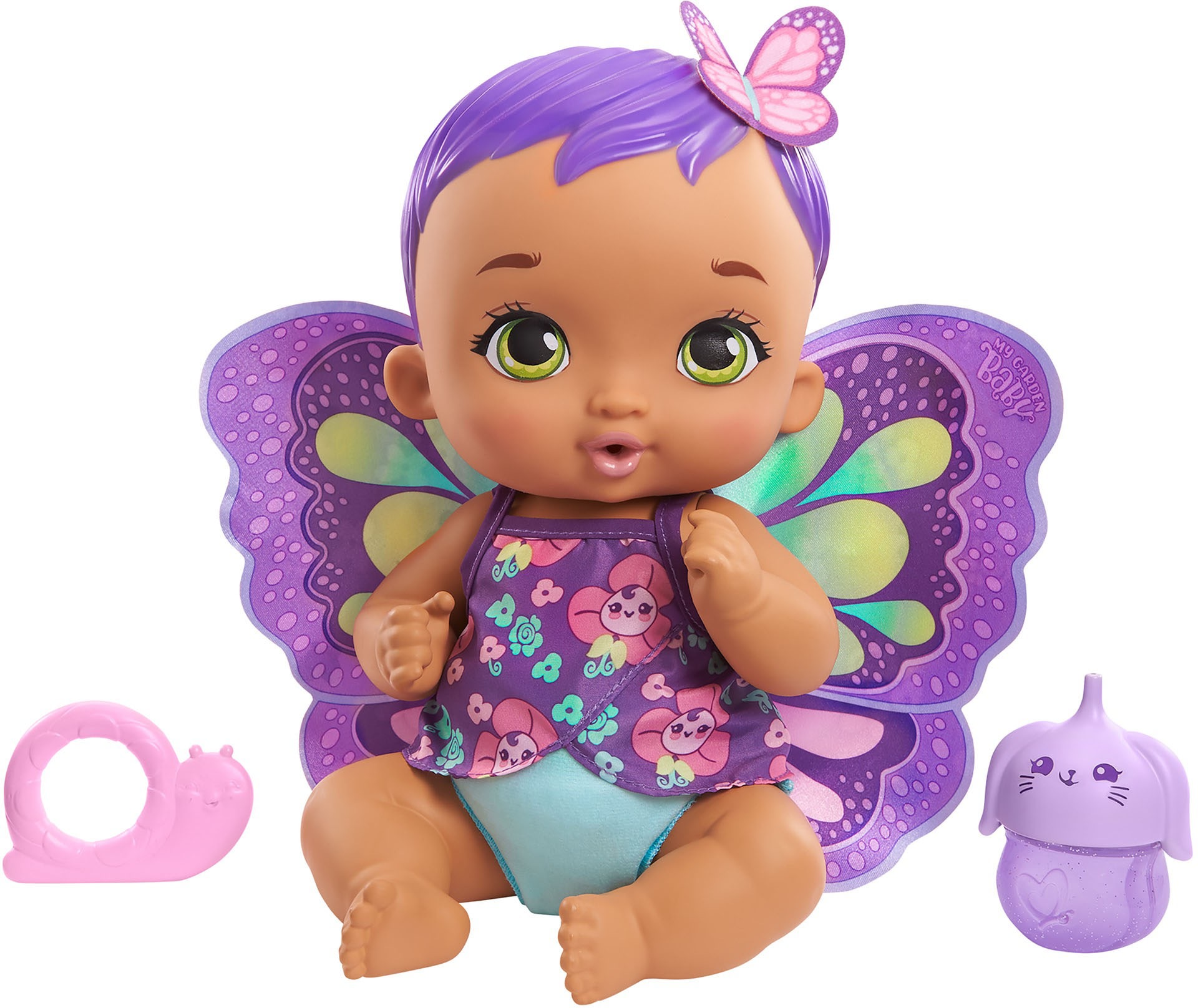 Mattel® Babypuppe »My Garden Baby, Lila Schmetterling«