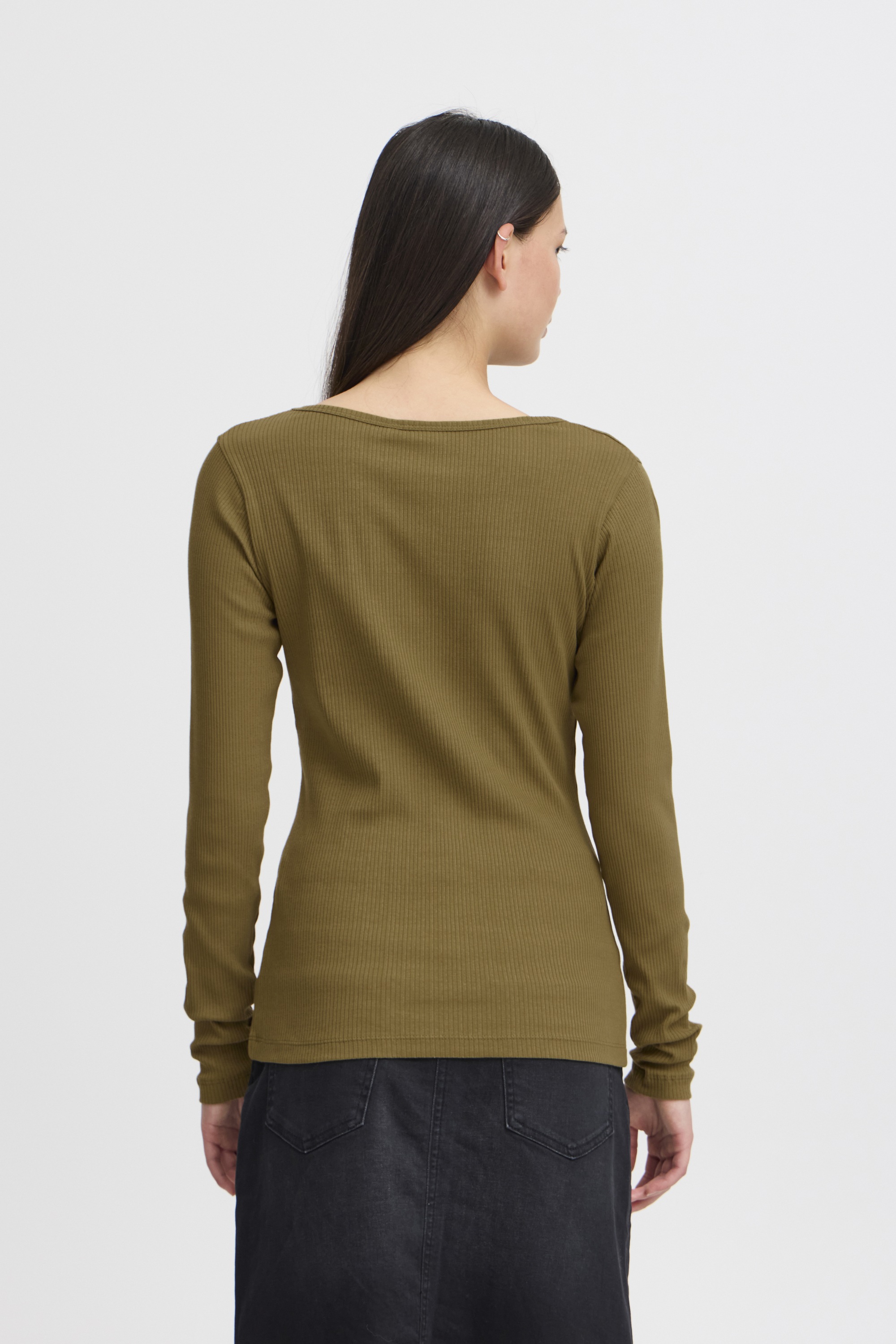 Ichi Sweatshirt »Langarmshirt IHPALMER RIB LS«