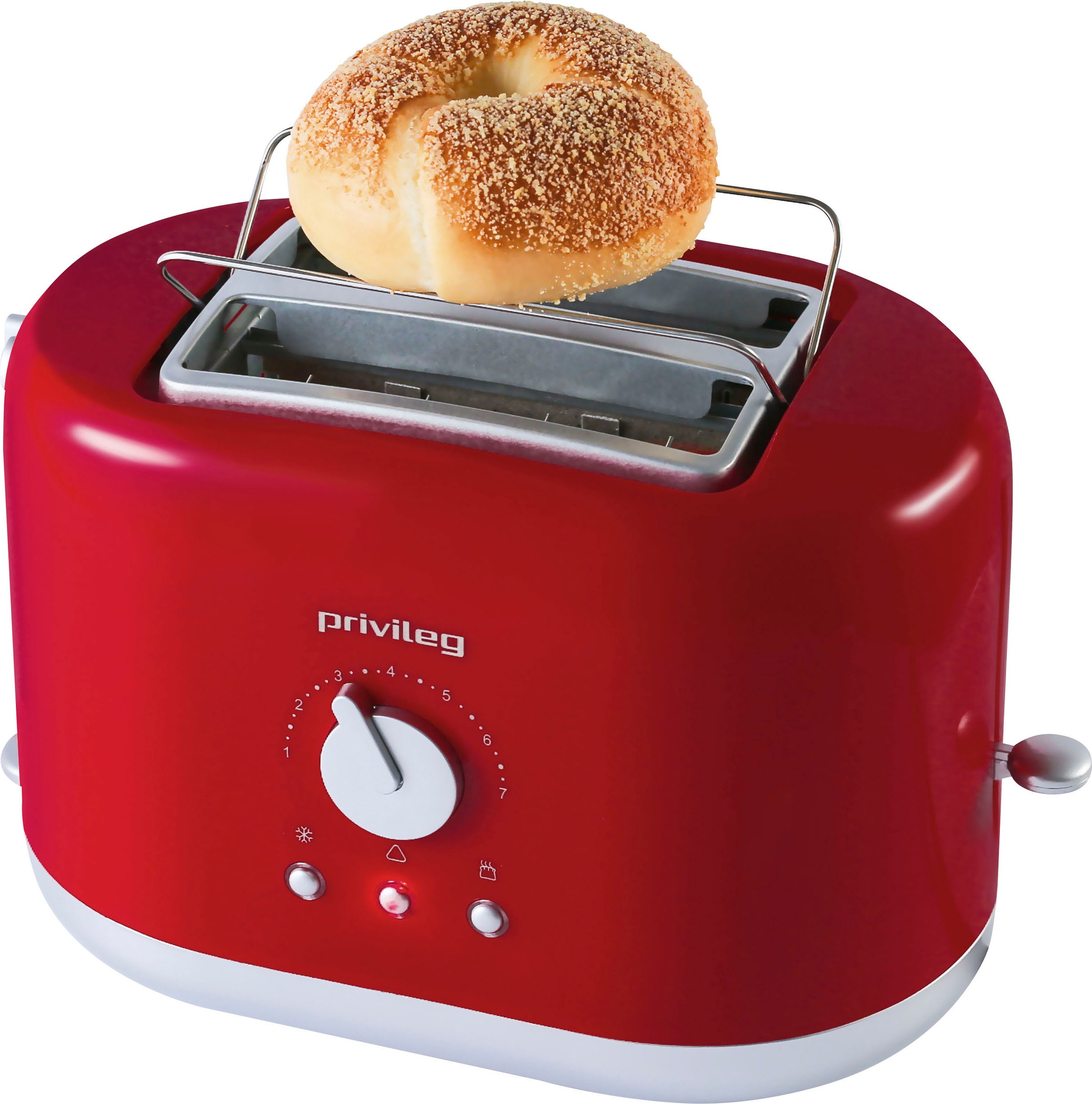 Privileg Toaster »PT2870RPH«, 2 kurze Schlitze, 870 W