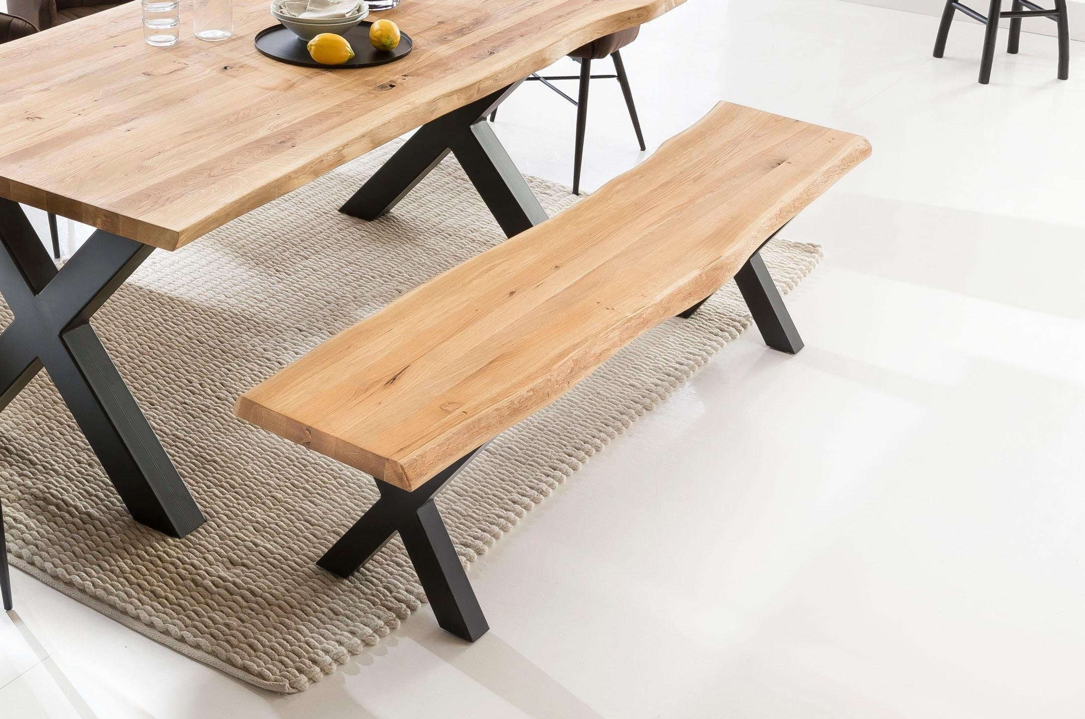 Home affaire Bank »Tristan« aus Massivholz Eiche