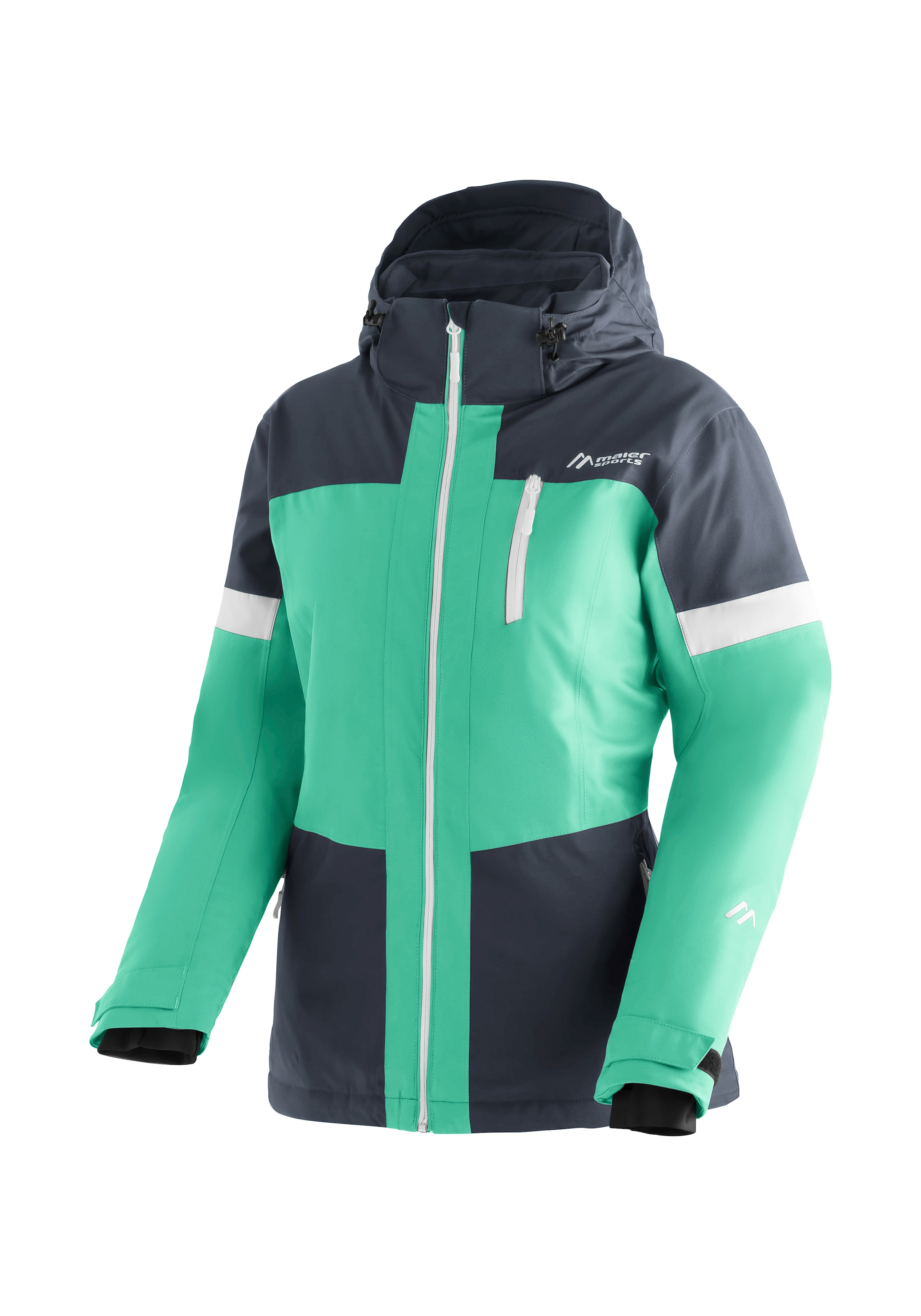 Maier Sports Skijacke »HANNI«, Damen Winterjacke, wind/wasserdicht, 3 RV-Taschen und Kapuze, Regular fit