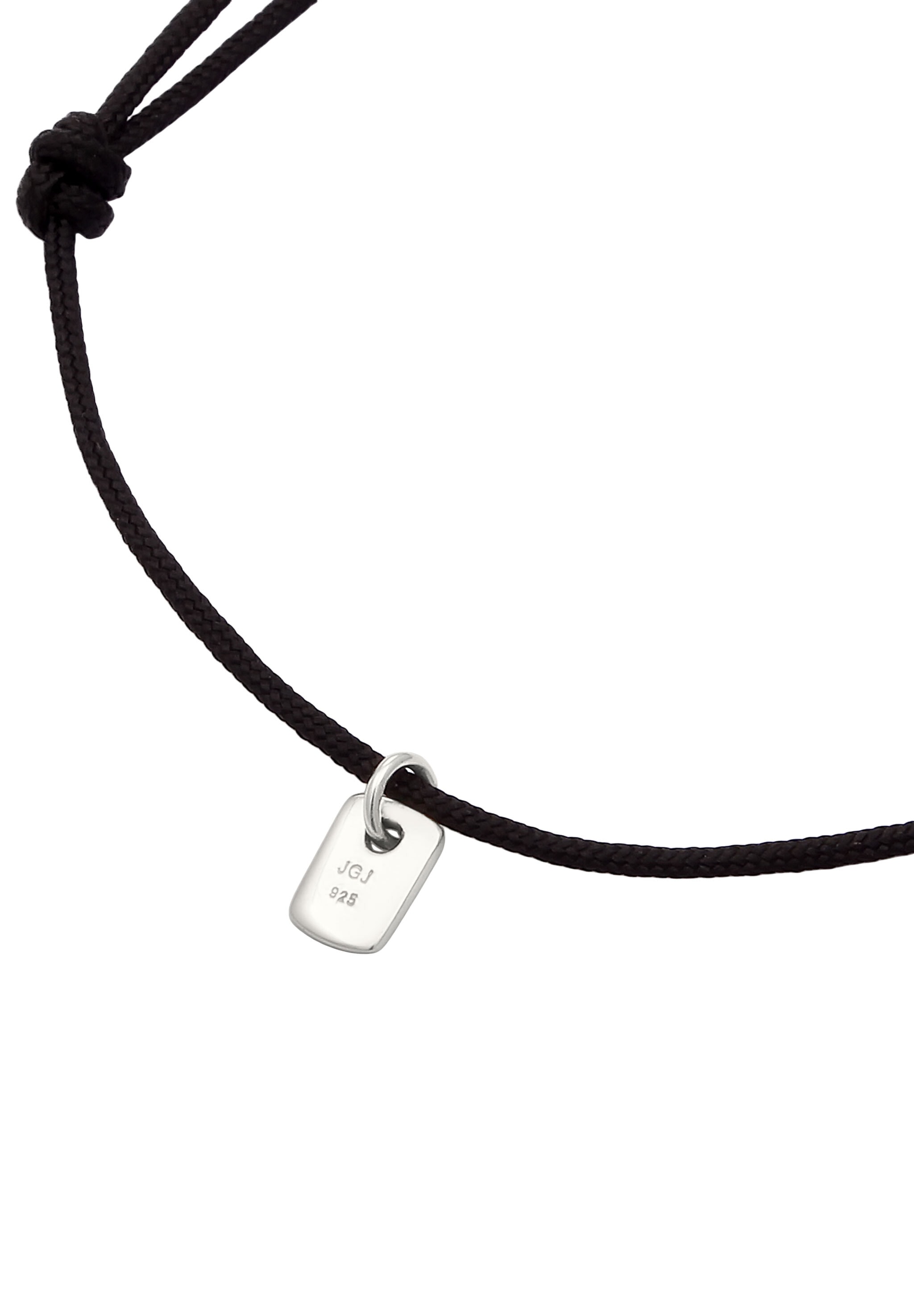 Kuzzoi Armkette »Armband Nylonband Kreis 925 Sterling Silber«