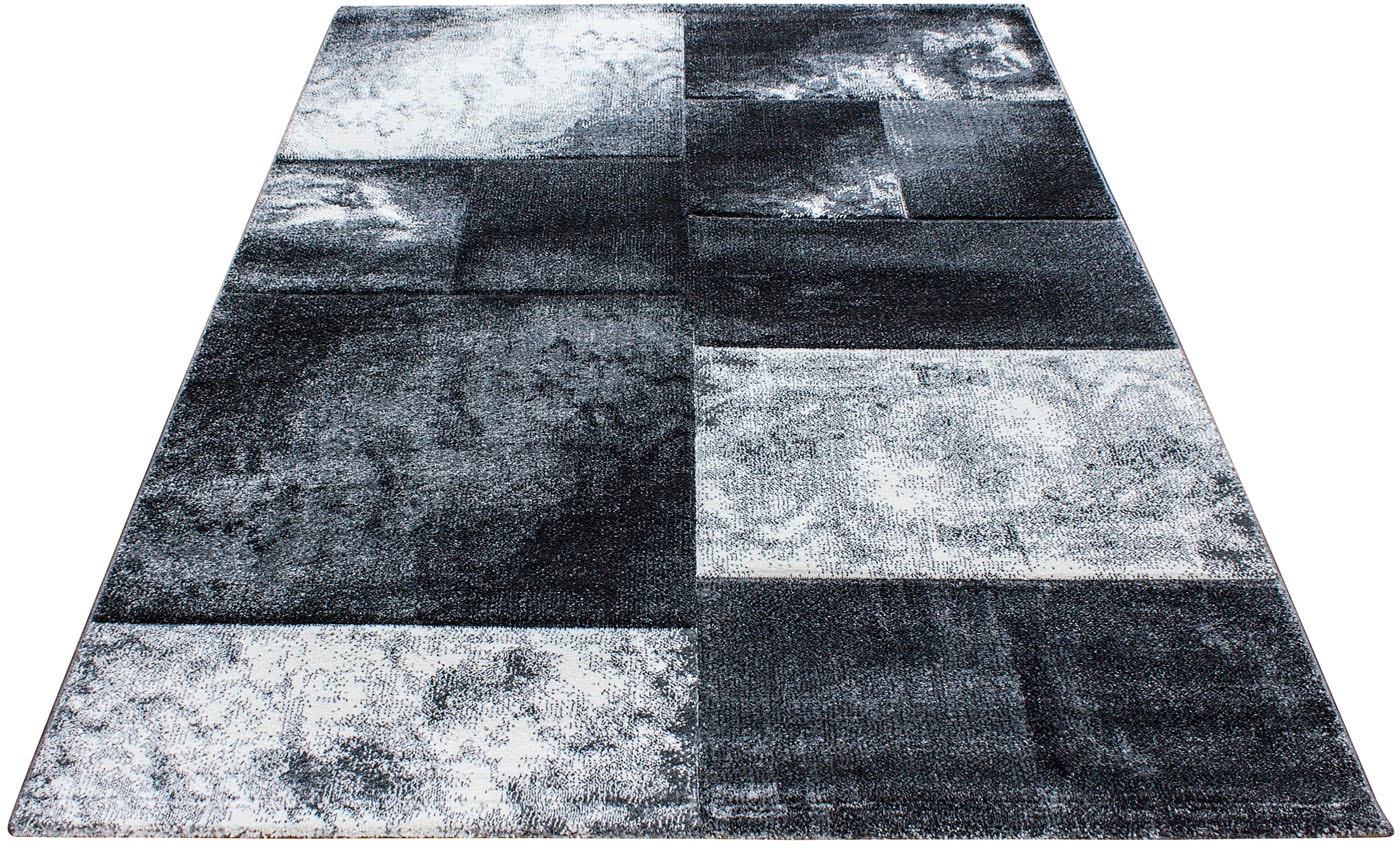 Ayyildiz Teppiche Teppich »Hawaii 1710«, rechteckig, 13 mm Höhe, Läufer, handgearbeiteter Konturenschnitt, Kurzflor, Wohnzimmer