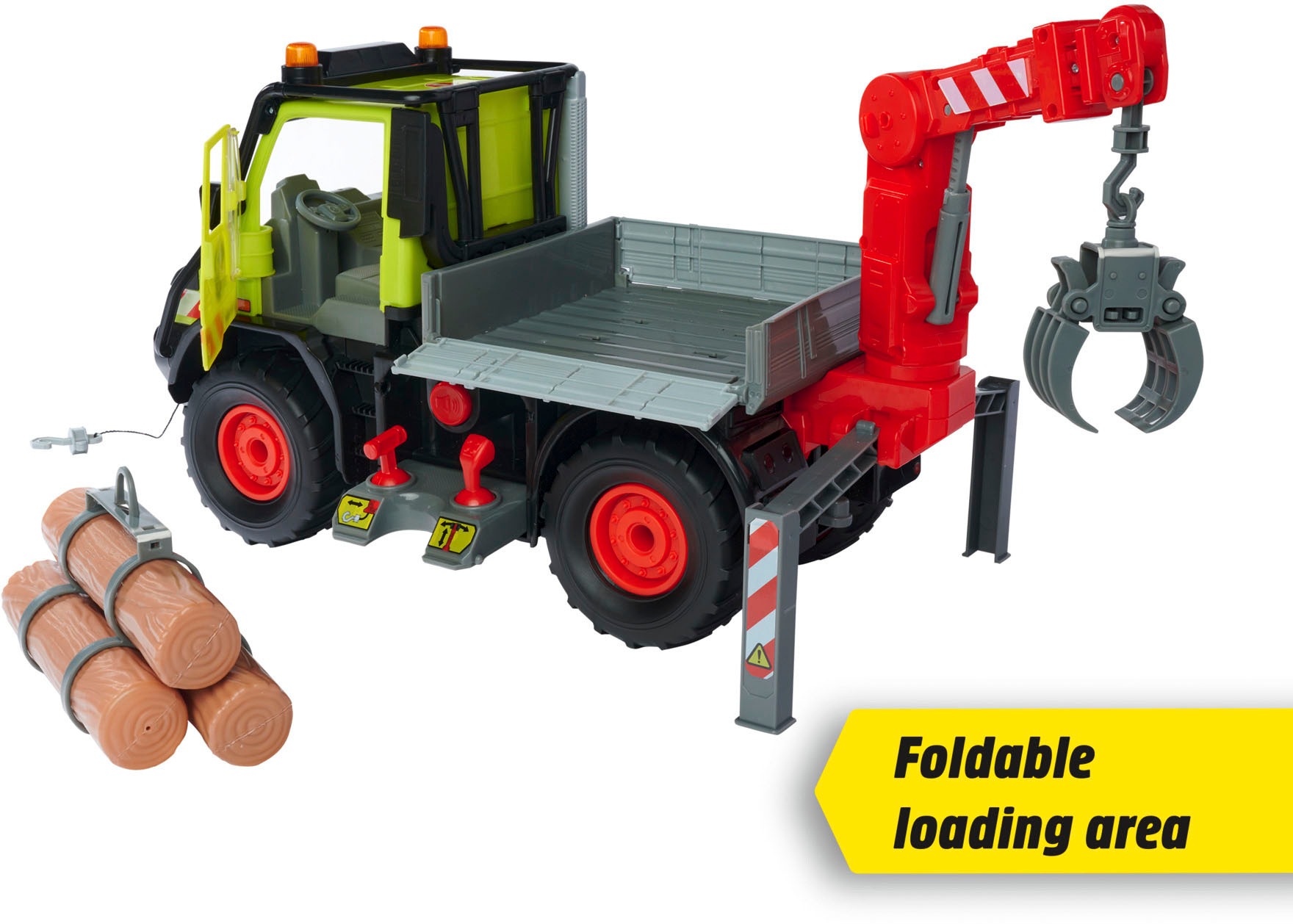Dickie Toys Spielzeug-Forstmaschine »Unimog U530«, mit Licht & Sound