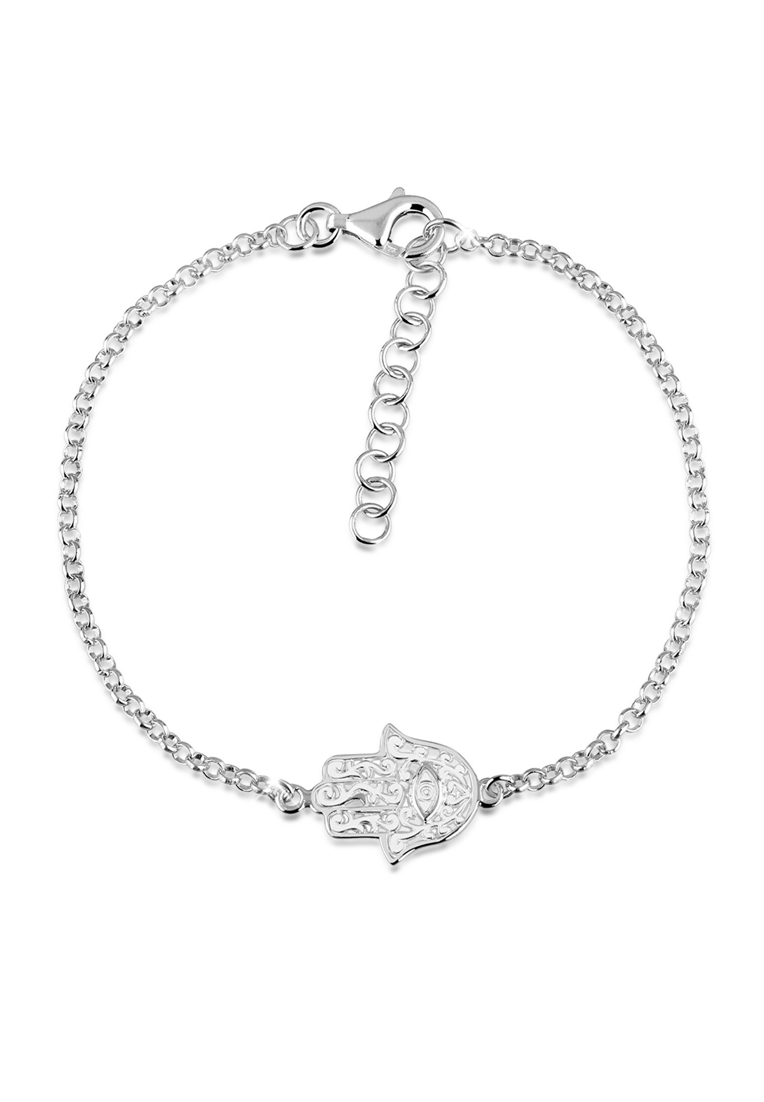 Nenalina Armband »Hamsa Hand Symbol Ornament Anhänger 925 Silber«