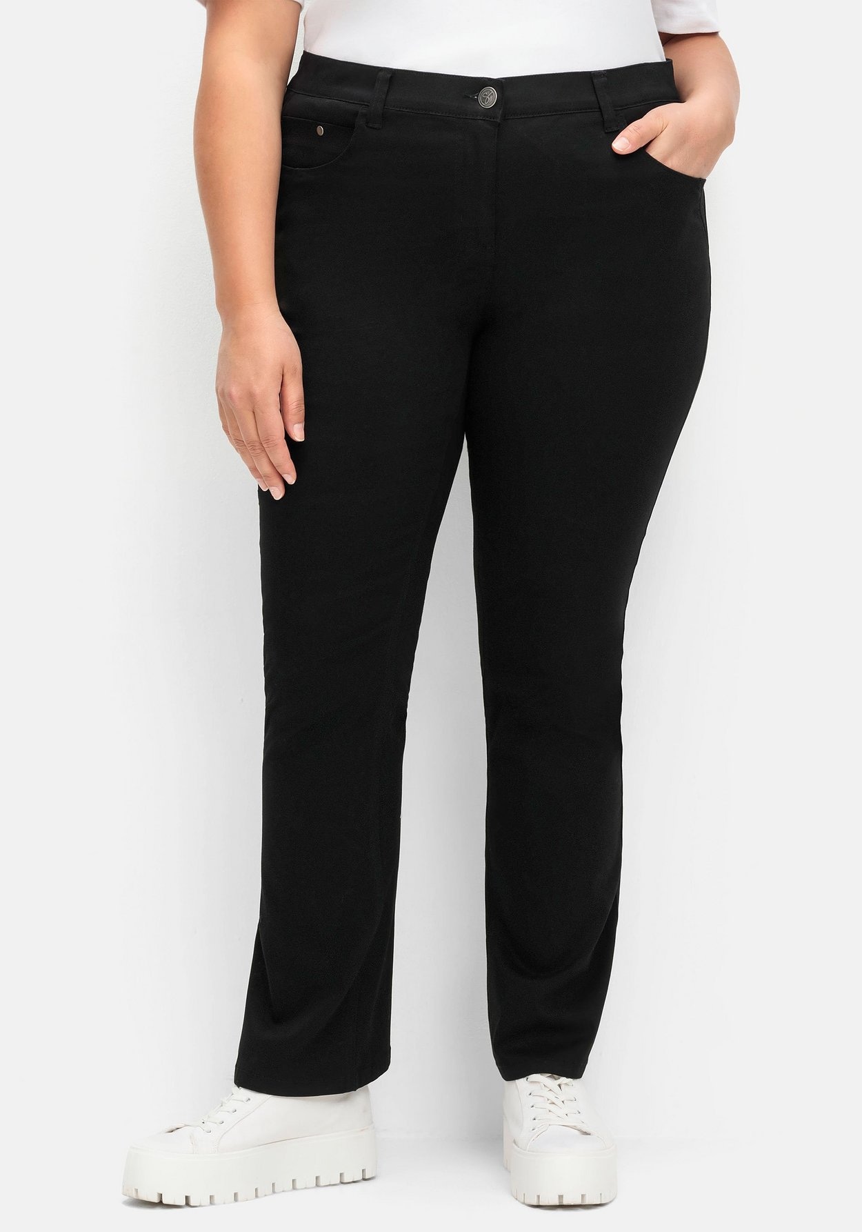 Sheego Stretch-Hose »Bootcut-Hose bootcut, im Curvy-Schnitt SUSANNE«