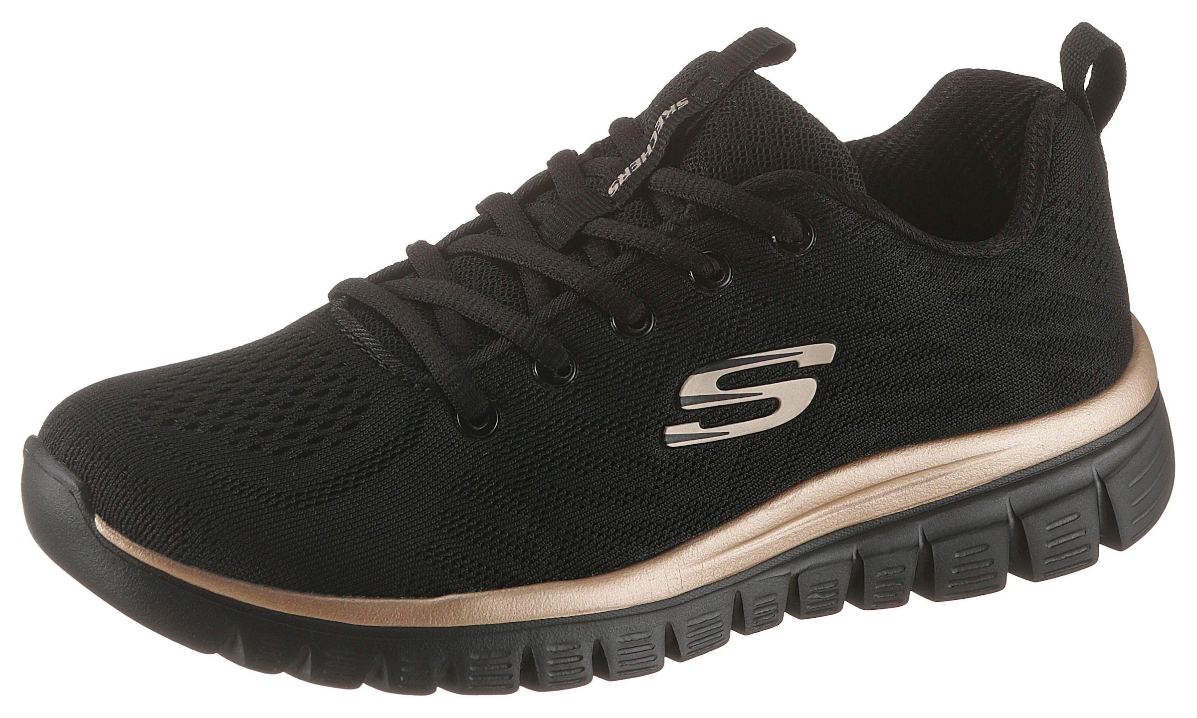 Skechers Sneaker »Graceful - Get Connected«, mit Memory Foam, Freizeitschuh, Halbschuh, Schnürschuh