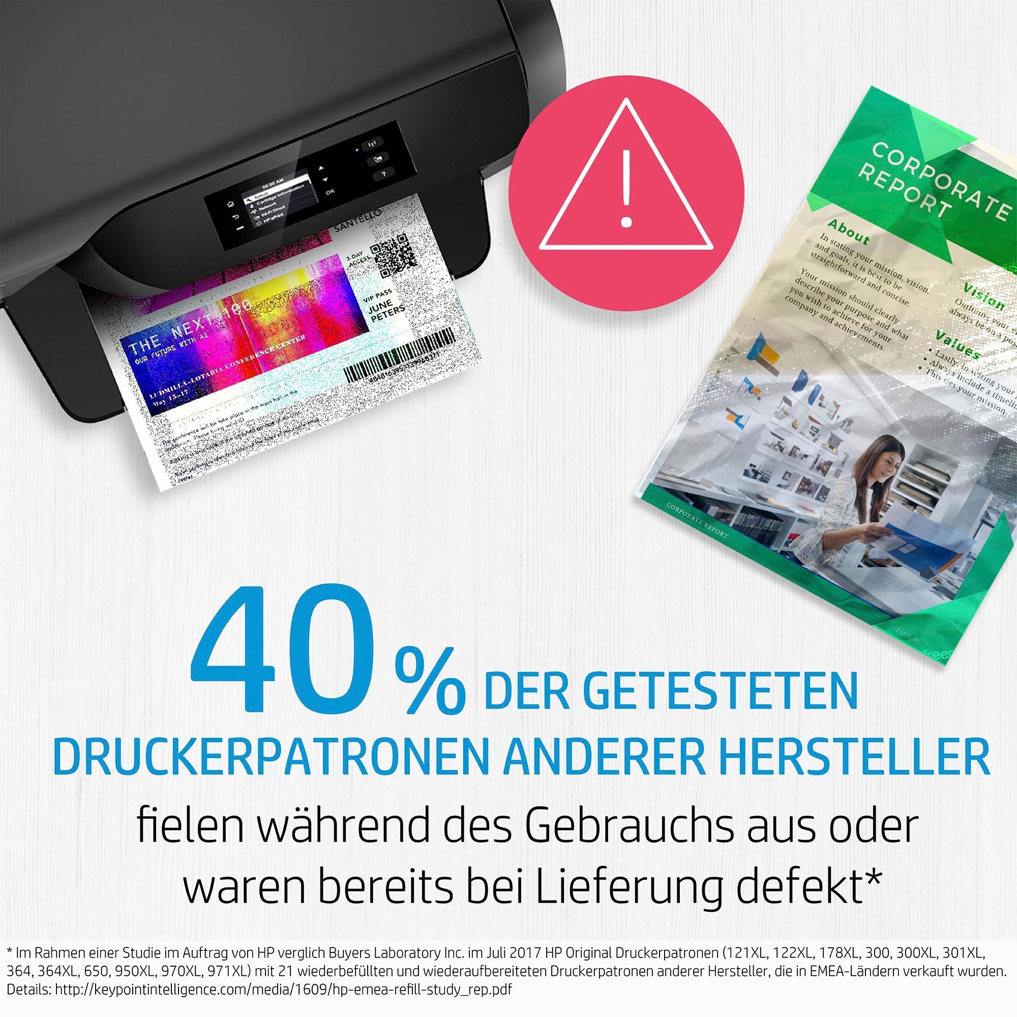 HP Tintenpatrone »963 4er-Pack«, original HP Farbpatrone, Instant Ink, cyan/magenta/yellow/schwarz