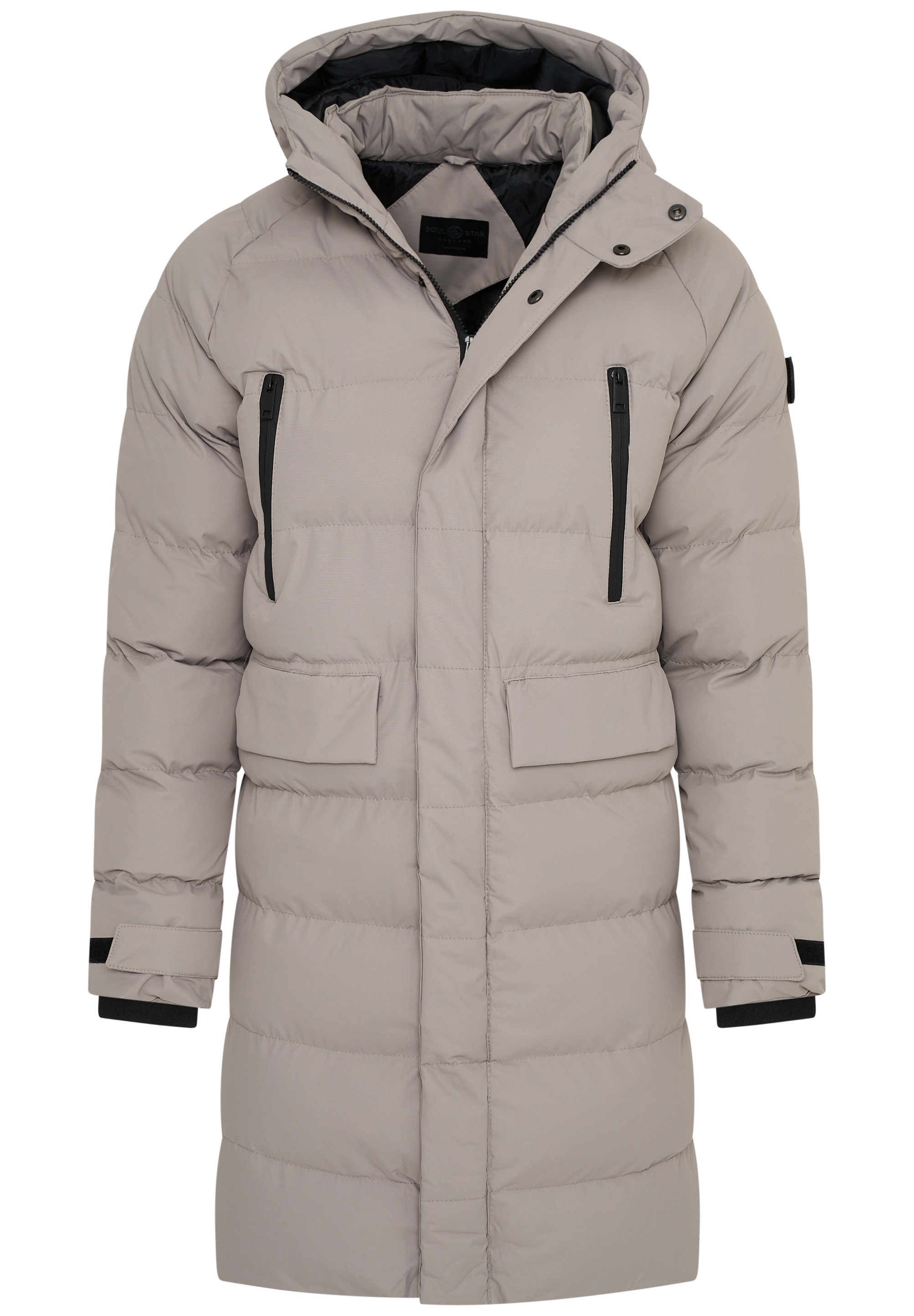 SOULSTAR Parka »Winterjacke als Langer Steppmantel - Winterparka«
